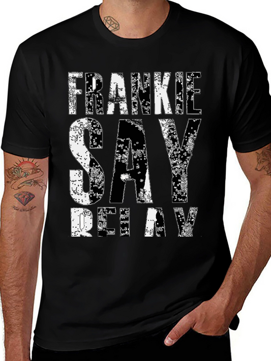 Frankie Say Relax Graphic Tee - Classic Black T-Shirt