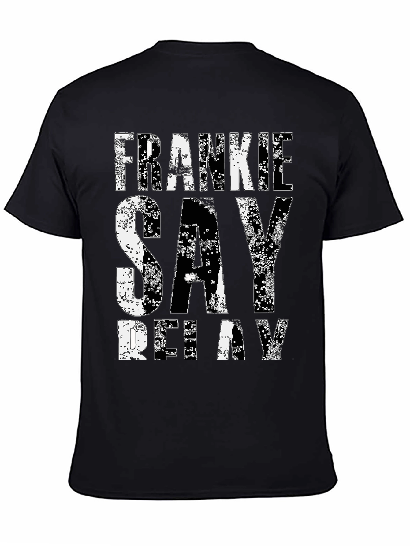 Frankie Say Relax Graphic Tee - Classic Black T-Shirt
