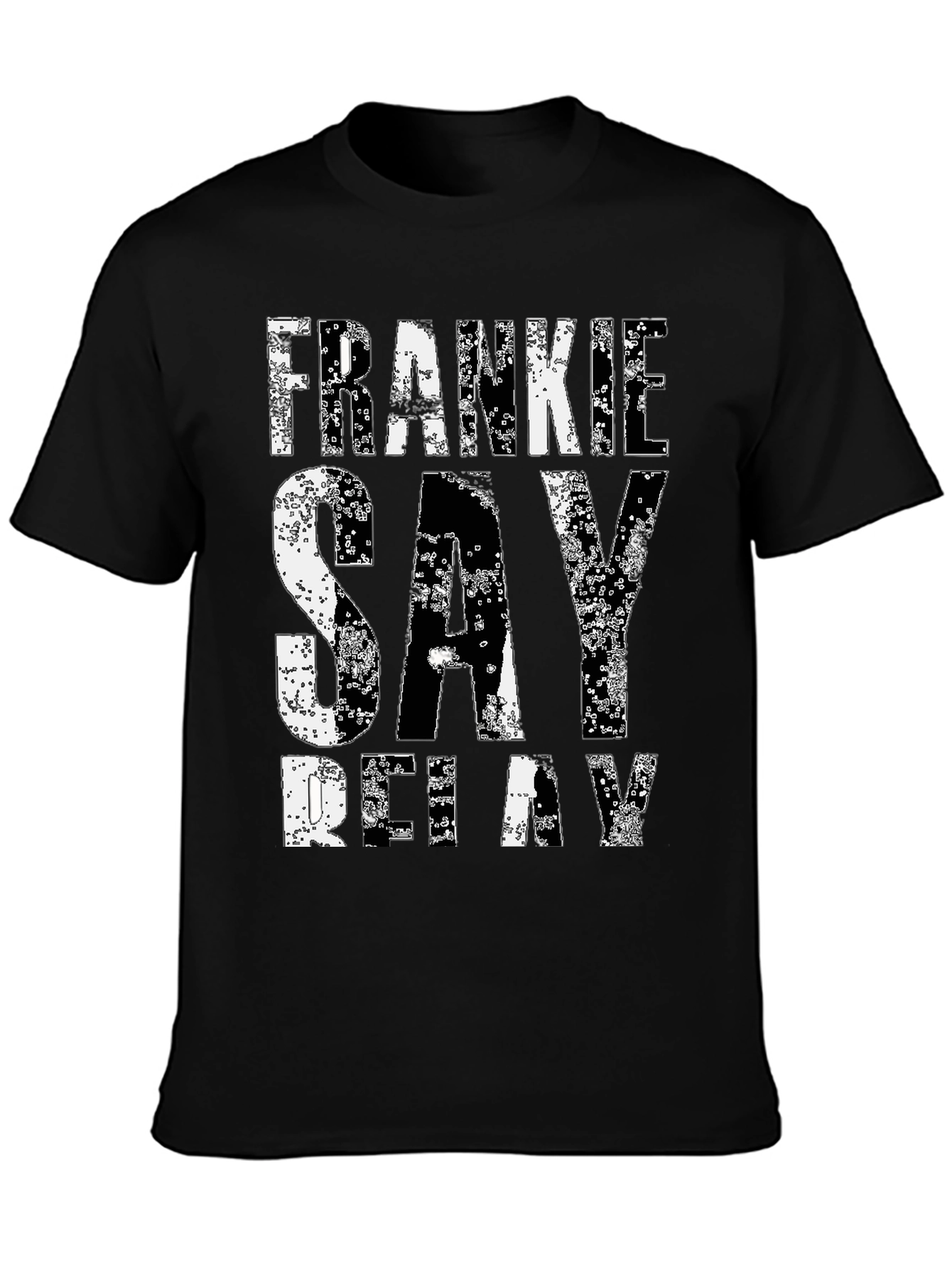 Frankie Say Relax Graphic Tee - Classic Black T-Shirt