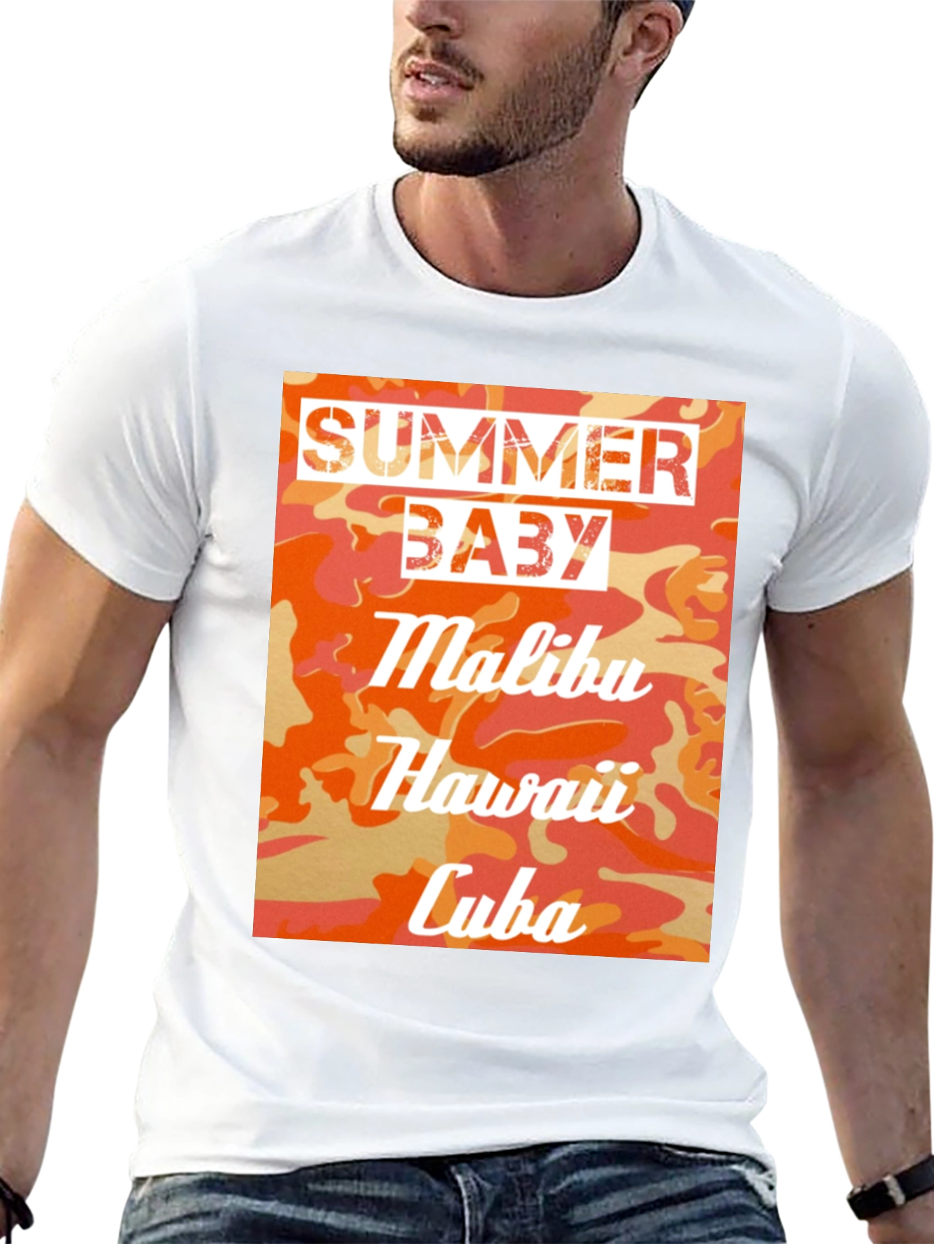 Summer Baby T-Shirt - Malibu Hawaii Cuba