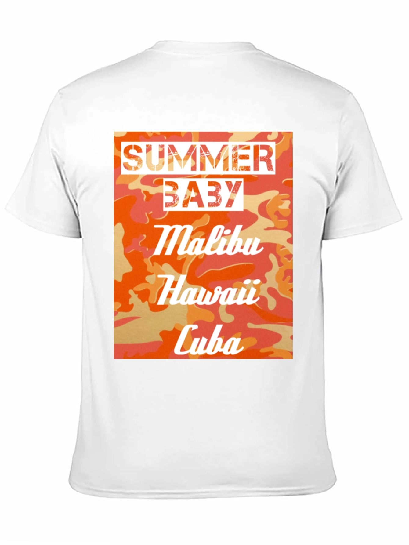Summer Baby T-Shirt - Malibu Hawaii Cuba