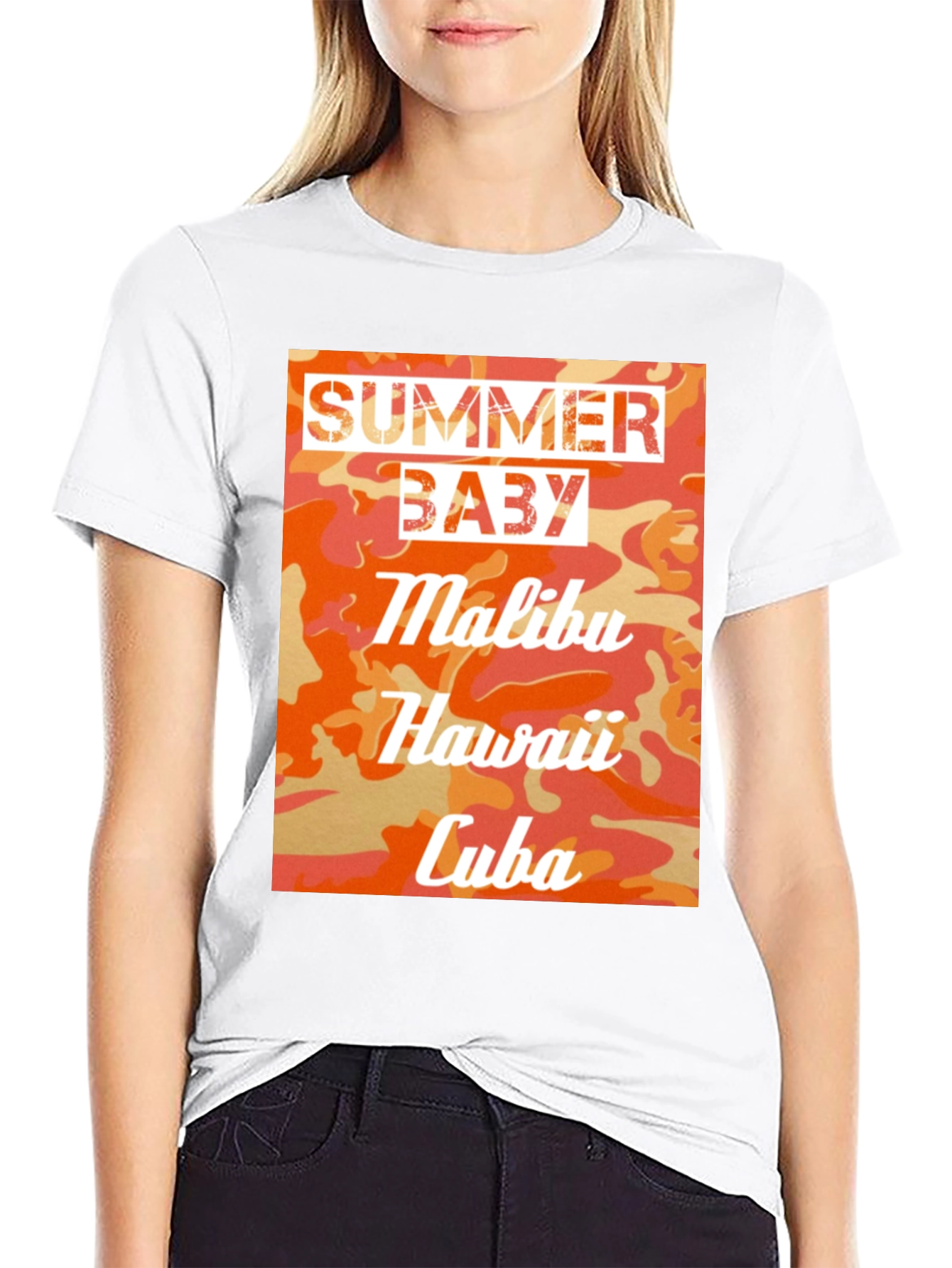 Summer Baby T-Shirt - Malibu Hawaii Cuba