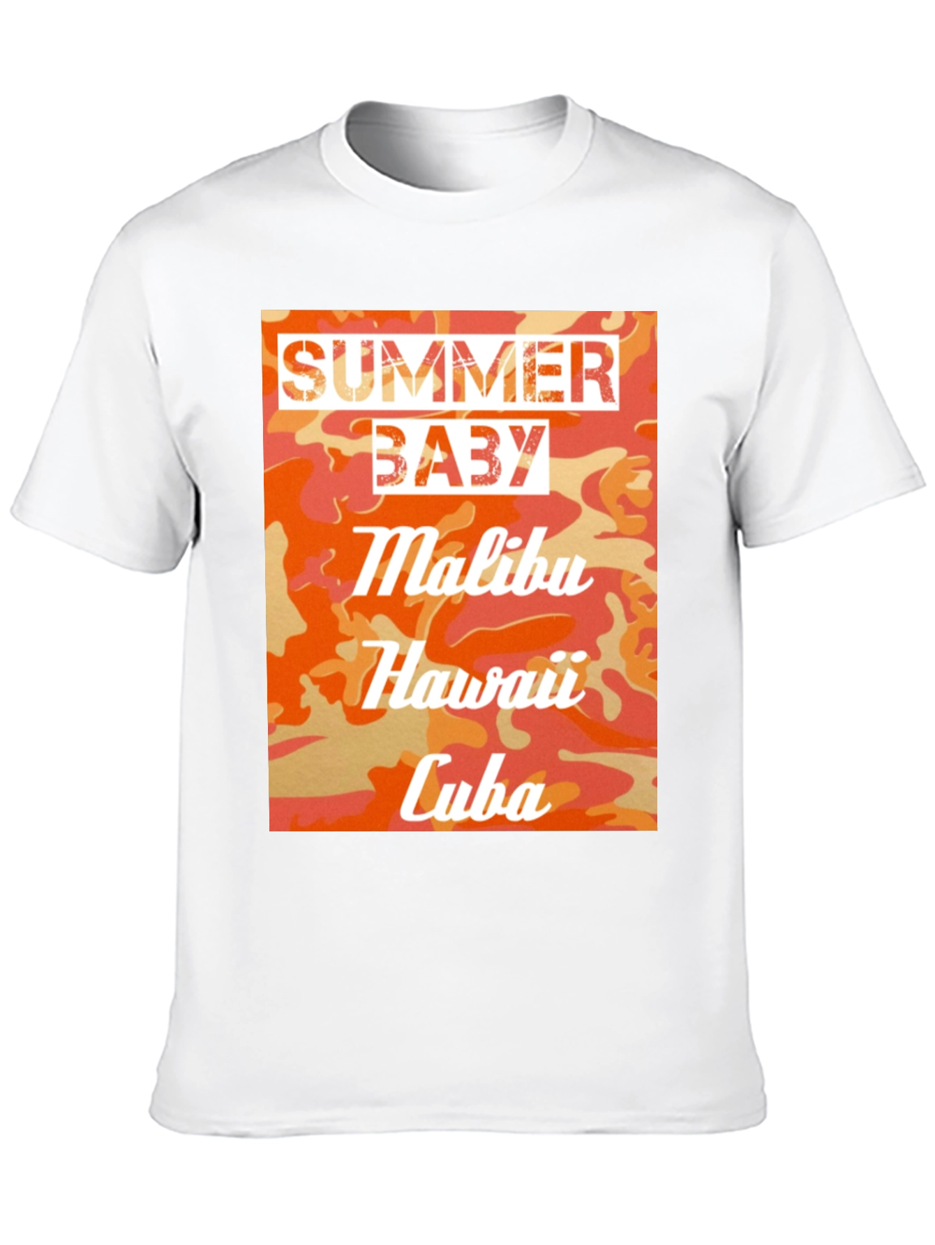 Summer Baby T-Shirt - Malibu Hawaii Cuba