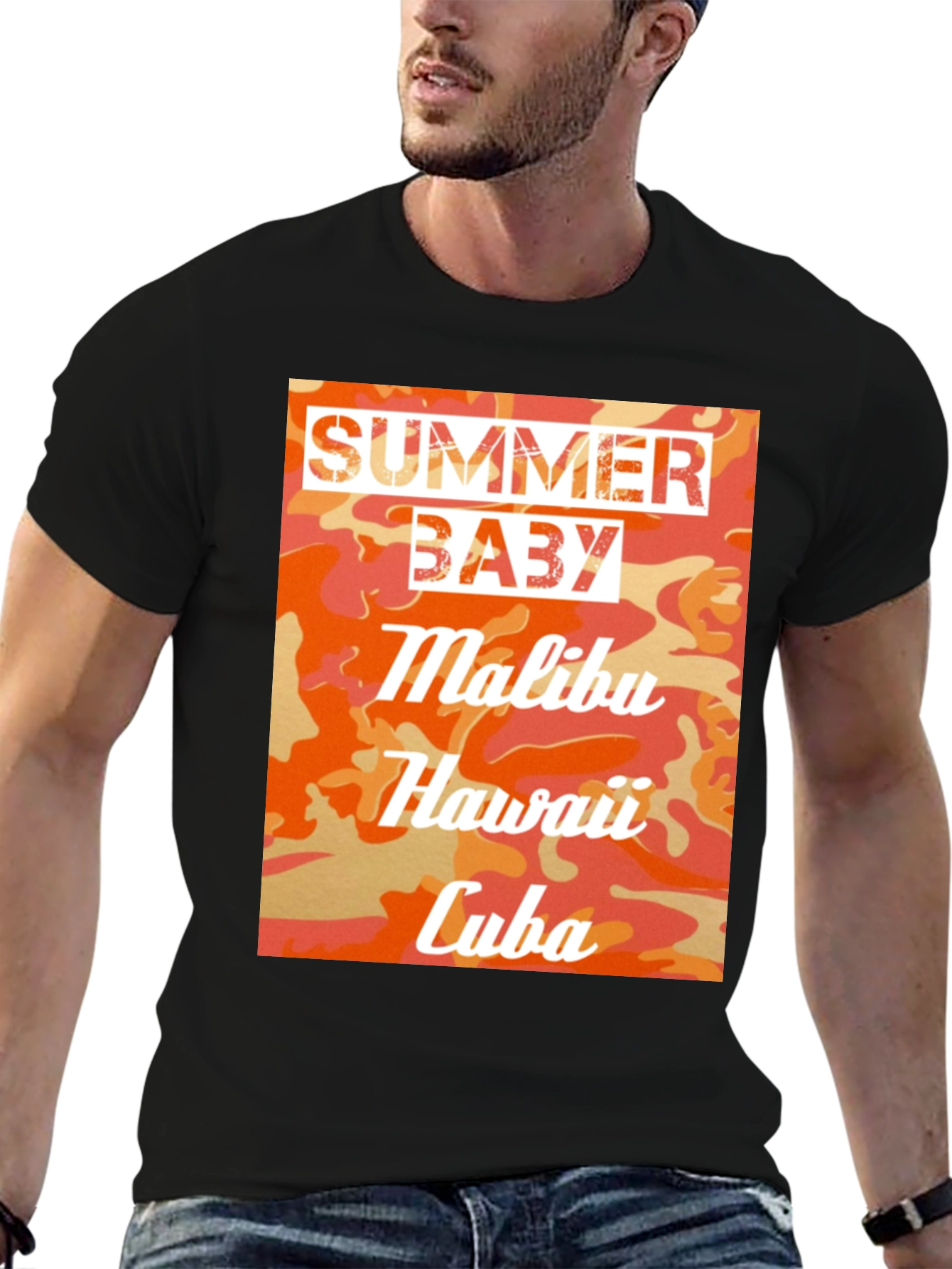 Summer Baby T-Shirt - Malibu Hawaii Cuba
