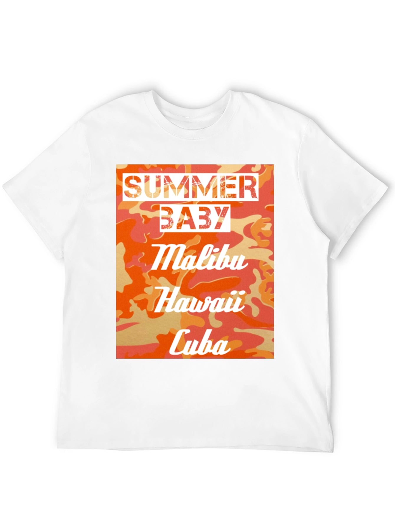 Summer Baby T-Shirt - Malibu Hawaii Cuba