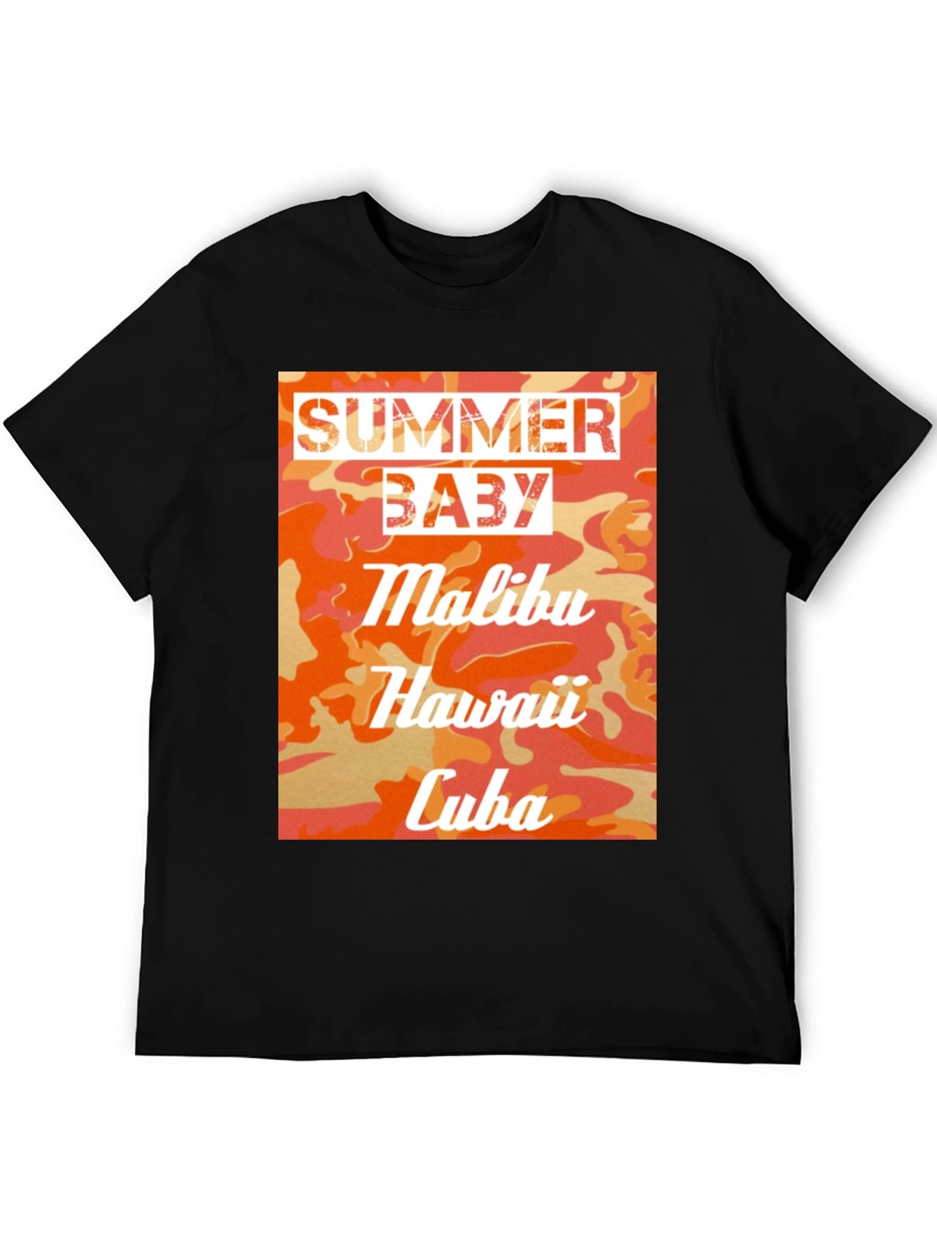 Summer Baby T-Shirt - Malibu Hawaii Cuba