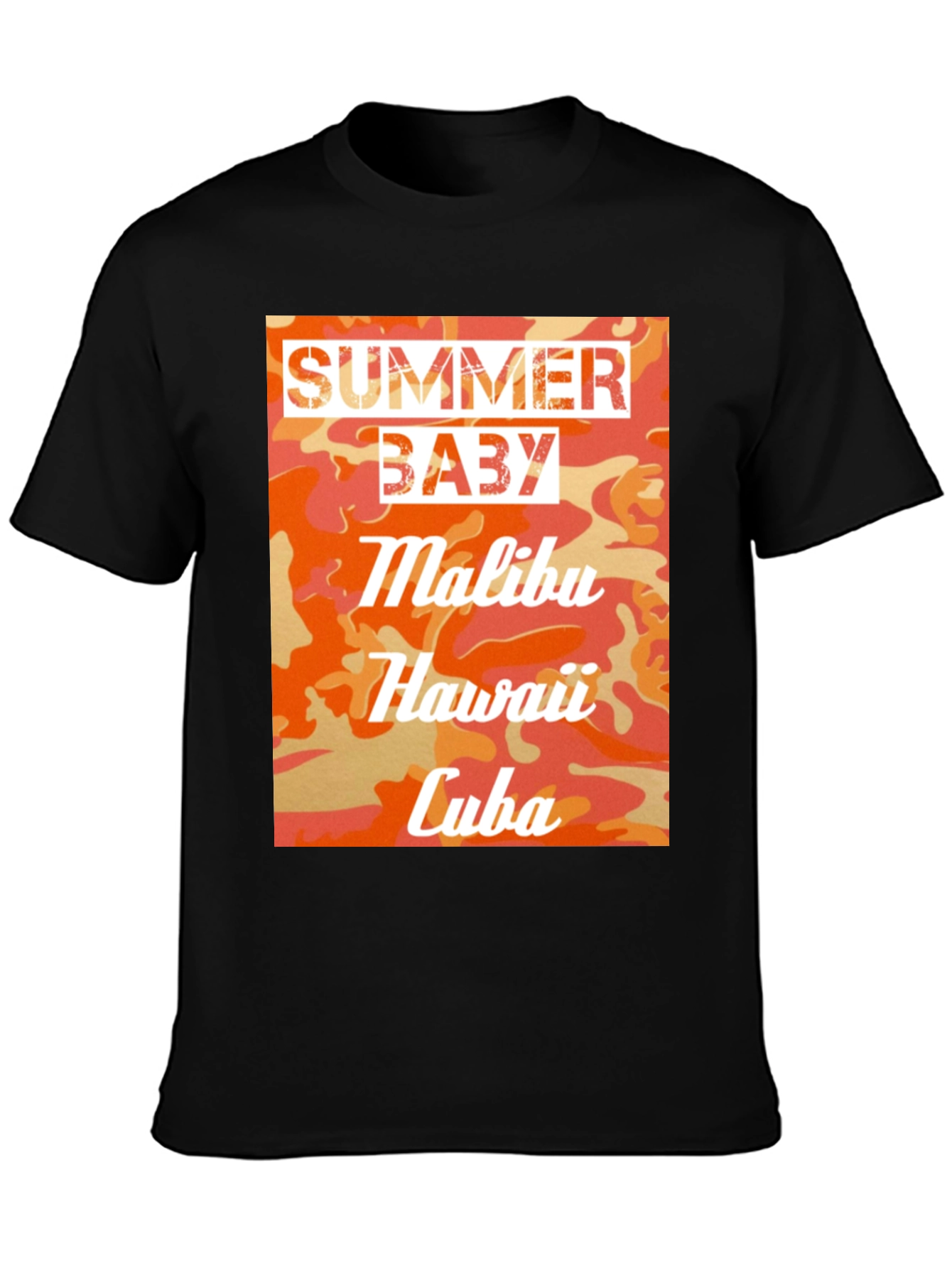 Summer Baby T-Shirt - Malibu Hawaii Cuba