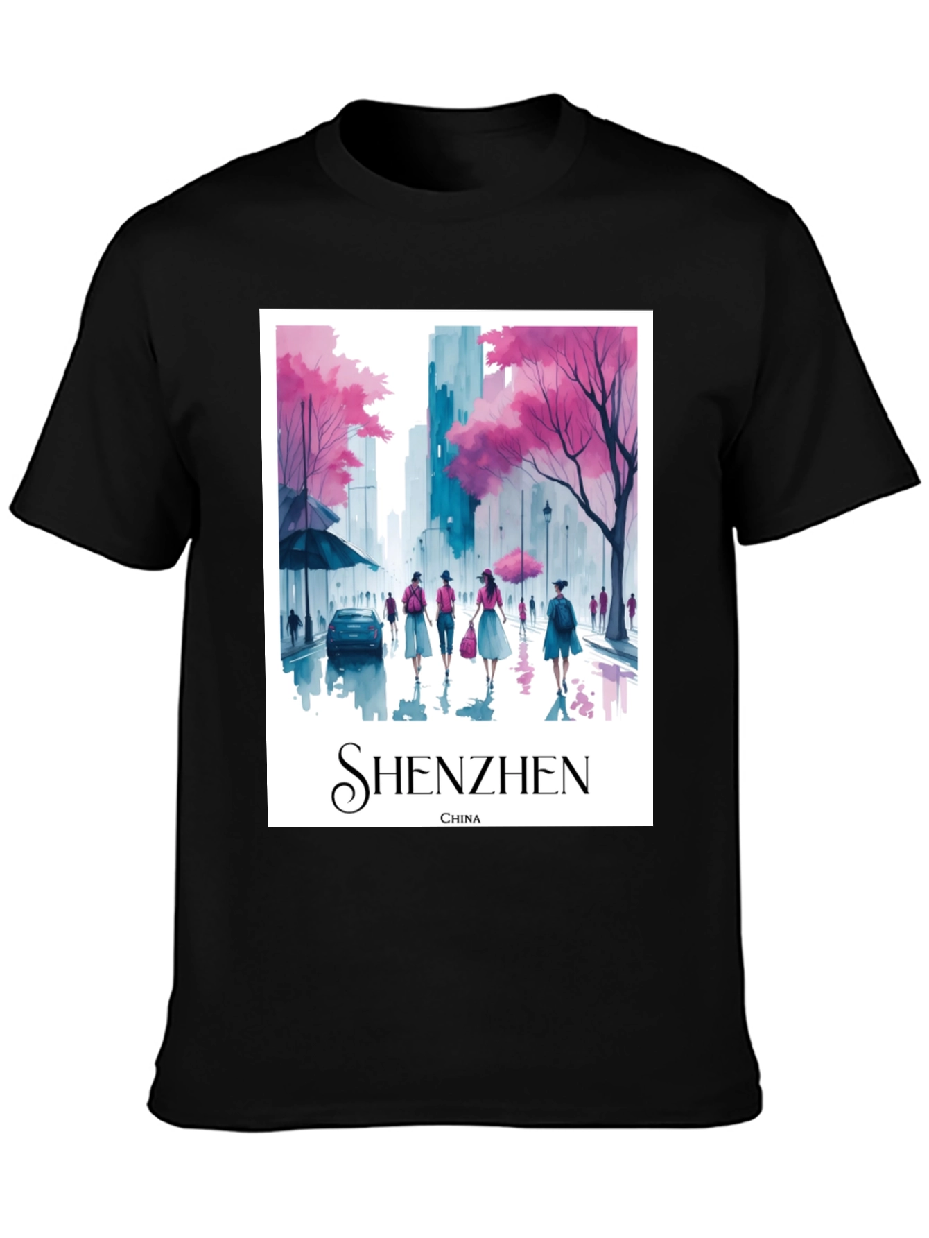 Shenzhen China Art T-Shirt