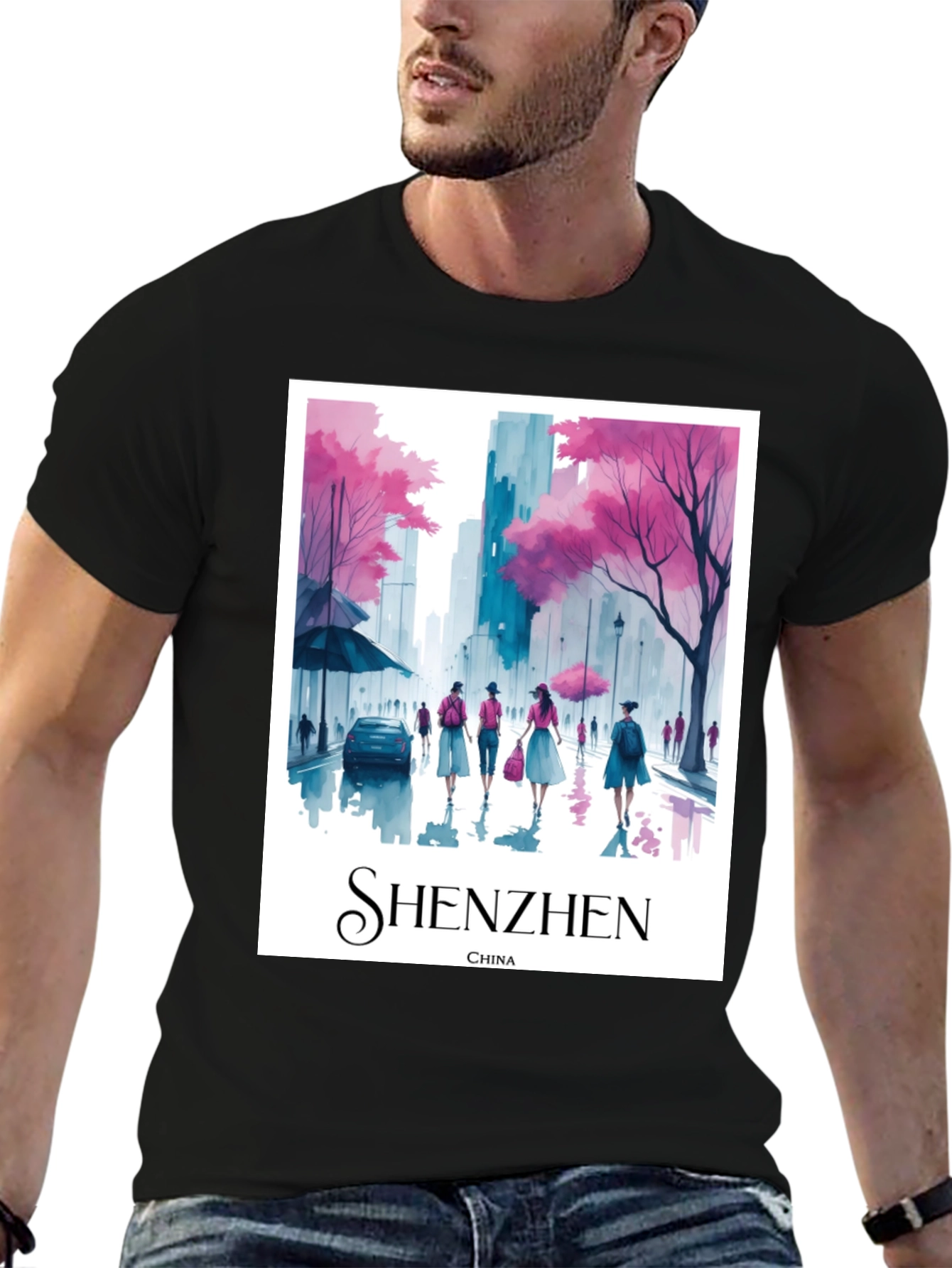 Shenzhen China Art T-Shirt