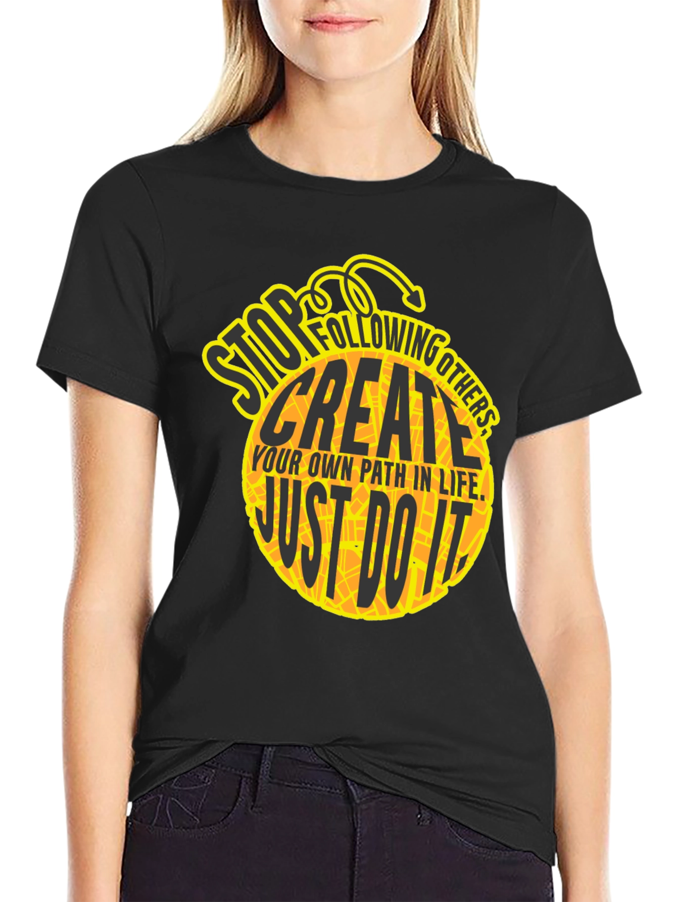 Motivational Graphic T-Shirt - Create Your Path