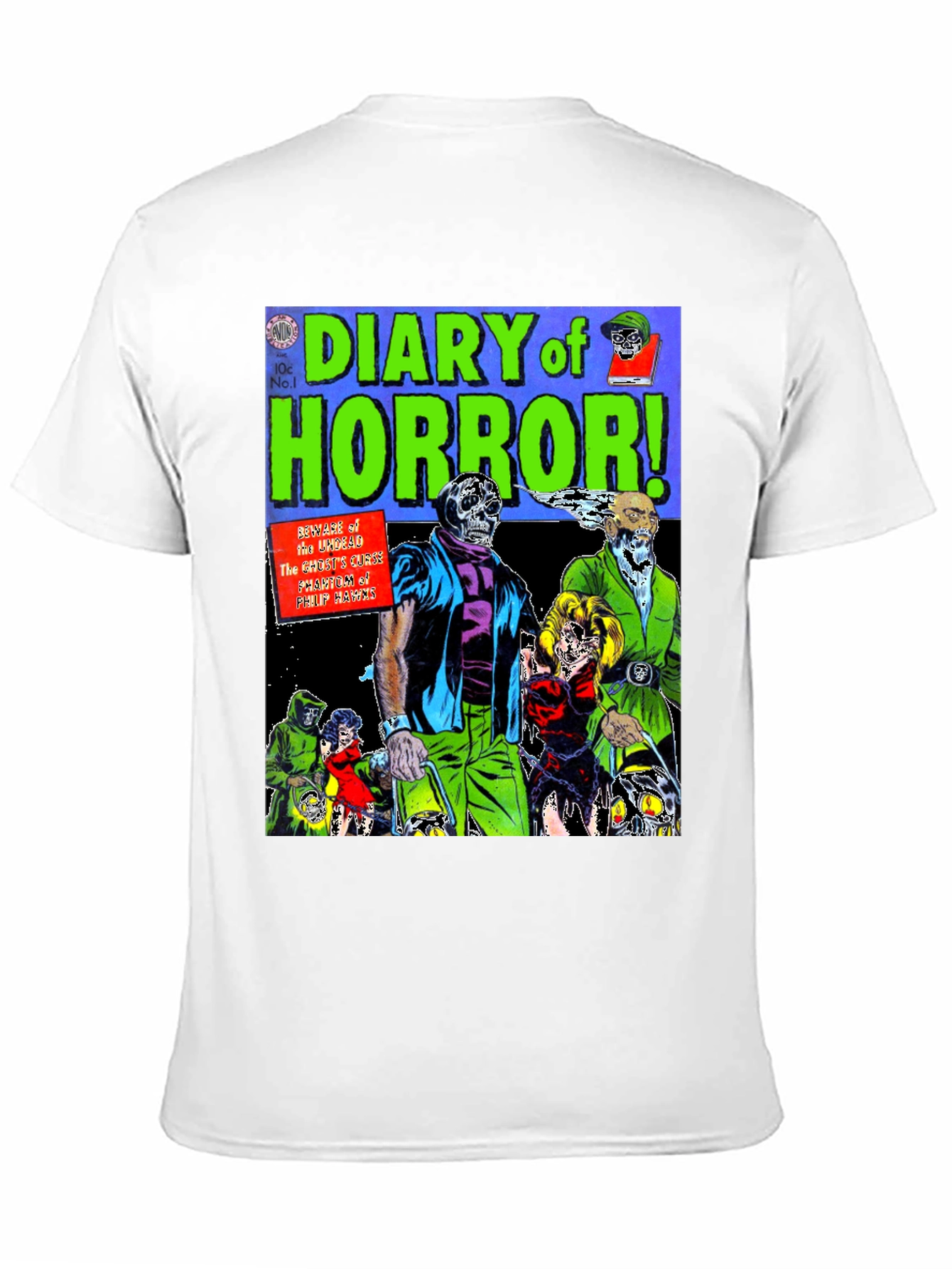 Diary of Horror Graphic T-Shirt