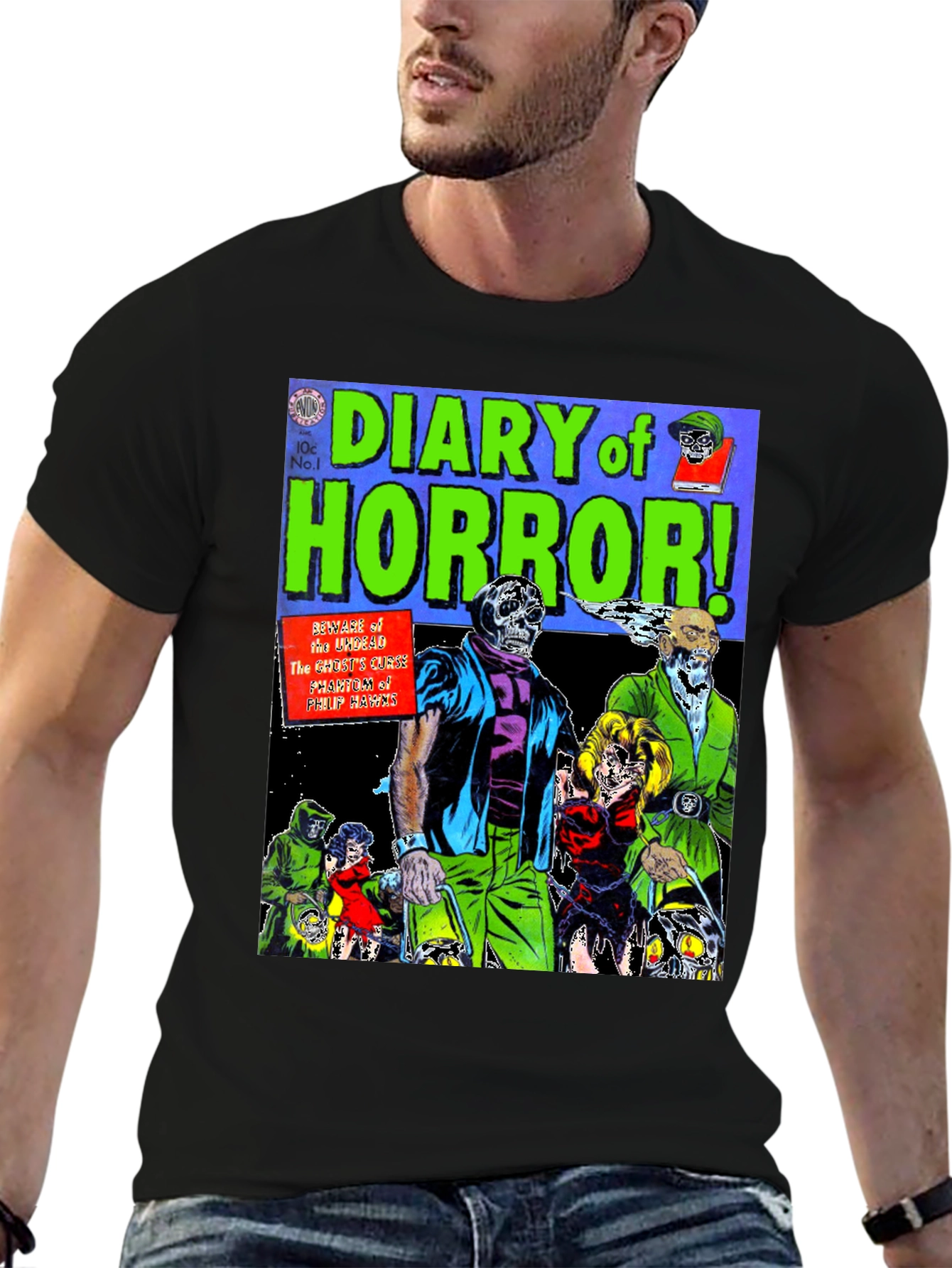 Diary of Horror Graphic T-Shirt