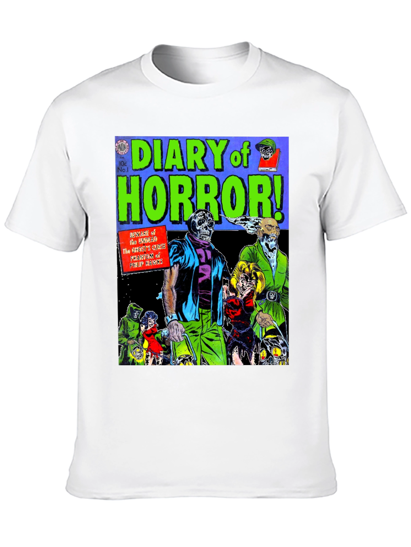 Diary of Horror Graphic T-Shirt