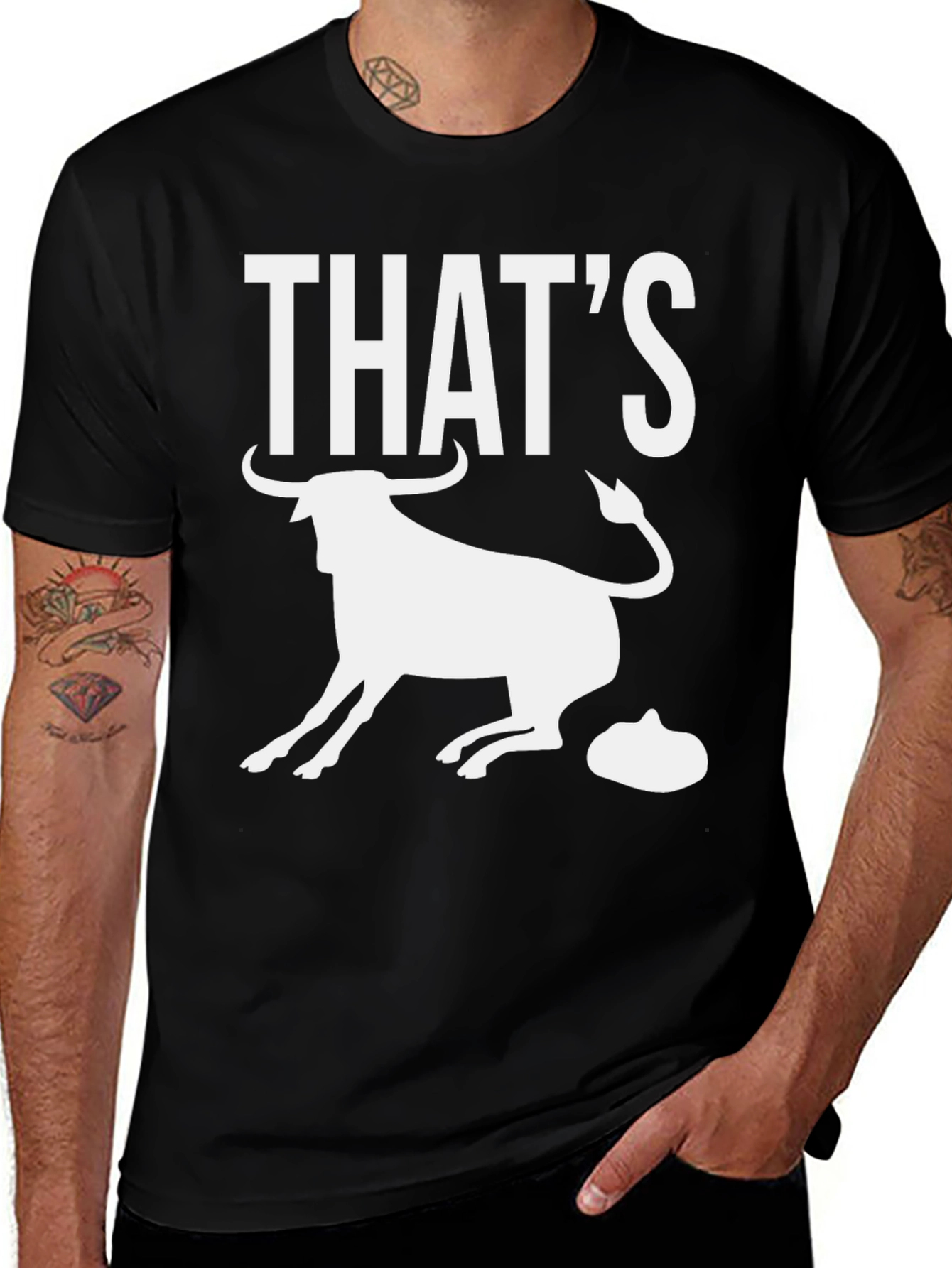 Thats Bull Funny Graphic Tee