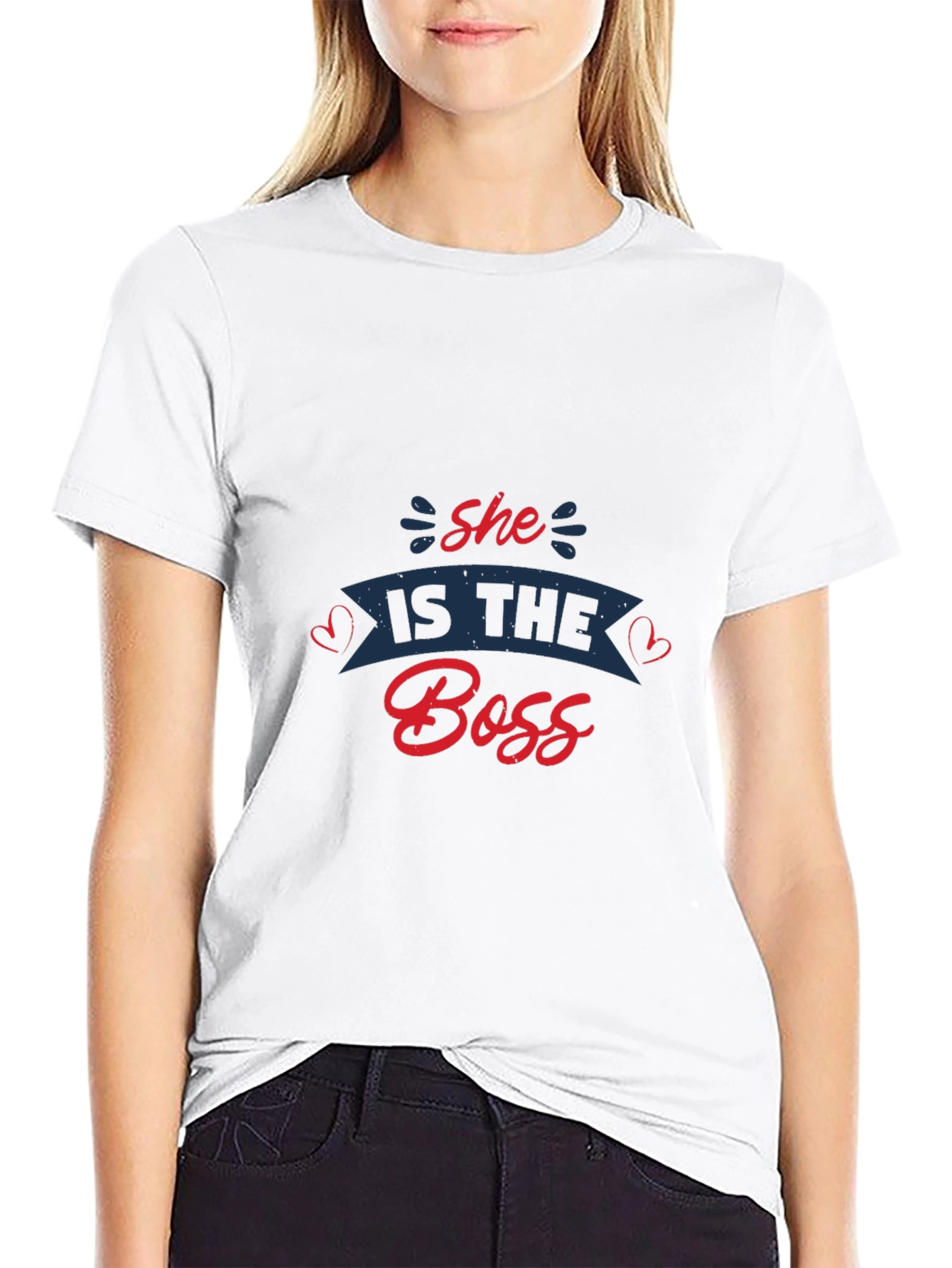 She Is The Boss Graphic Tee