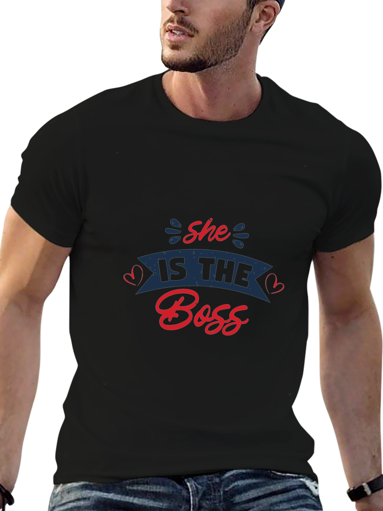 She Is The Boss Graphic Tee