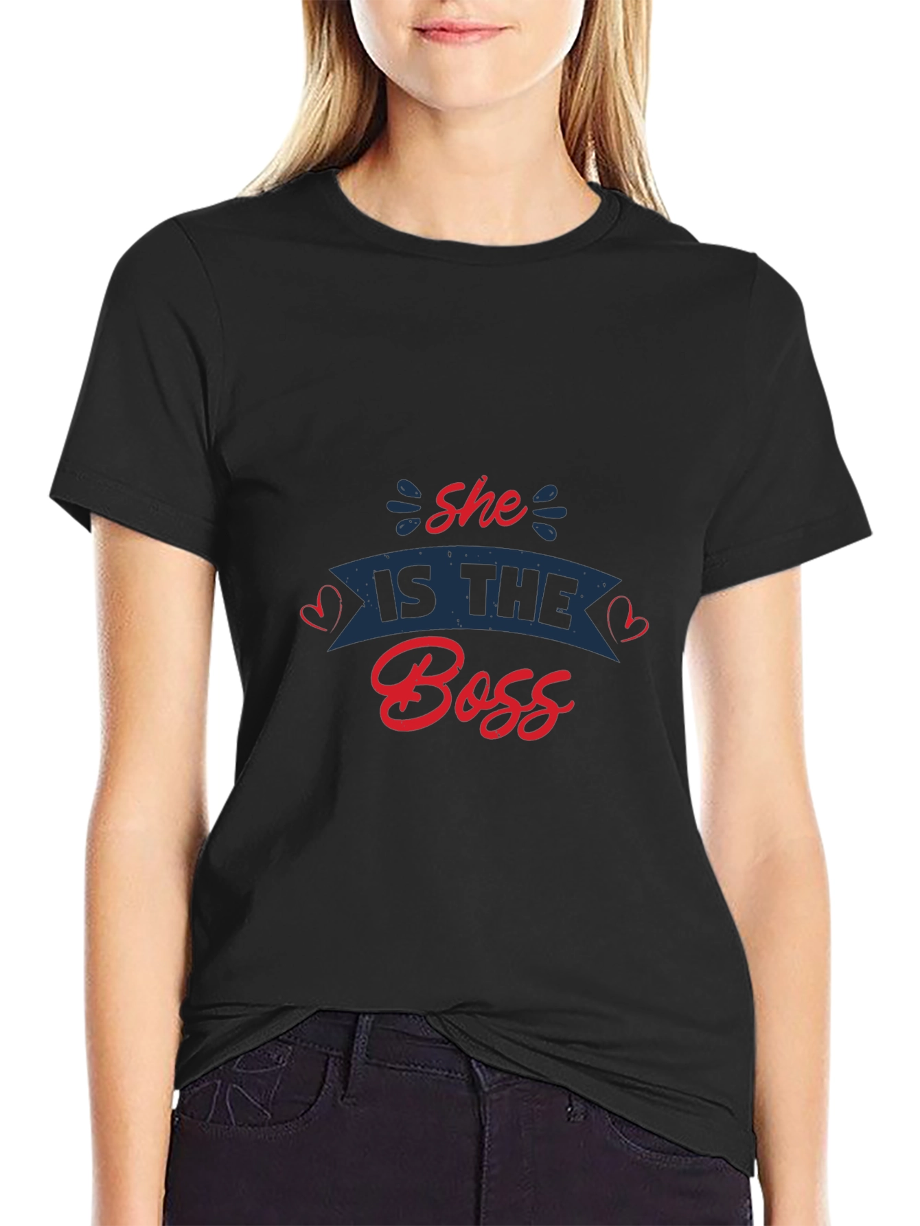 She Is The Boss Graphic Tee