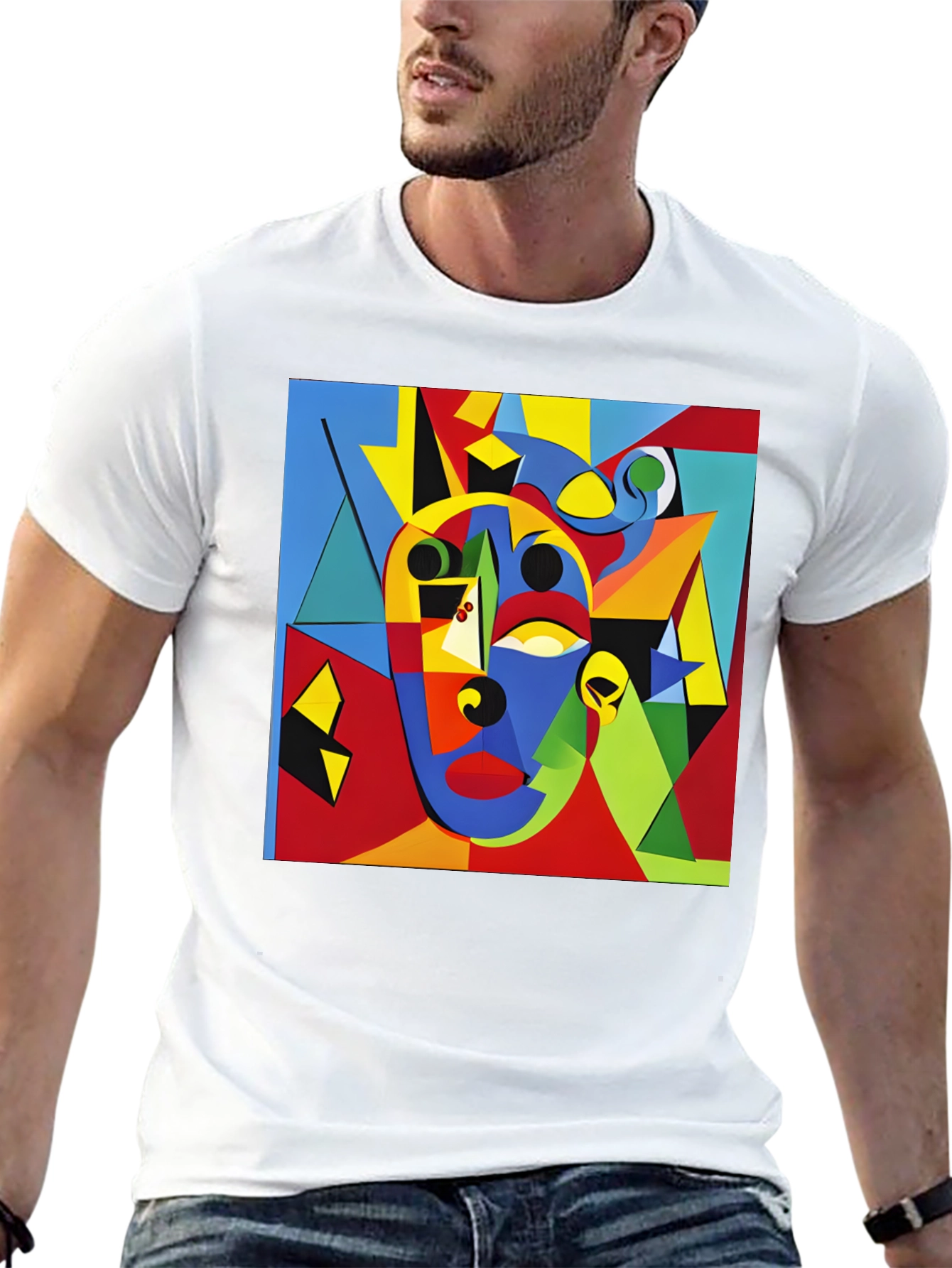 Abstract Art Graphic Tee - Modern Art T-Shirt