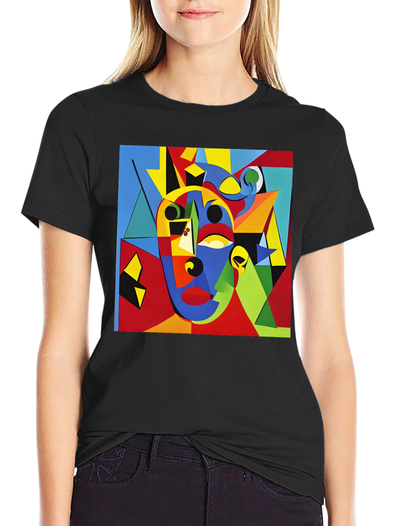 Abstract Art Graphic Tee - Modern Art T-Shirt