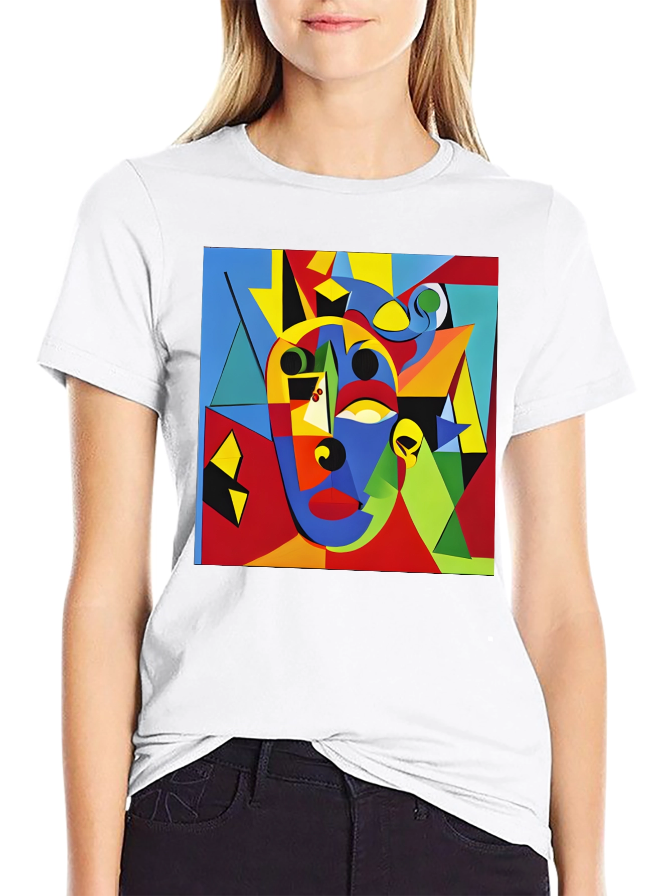 Abstract Art Graphic Tee - Modern Art T-Shirt
