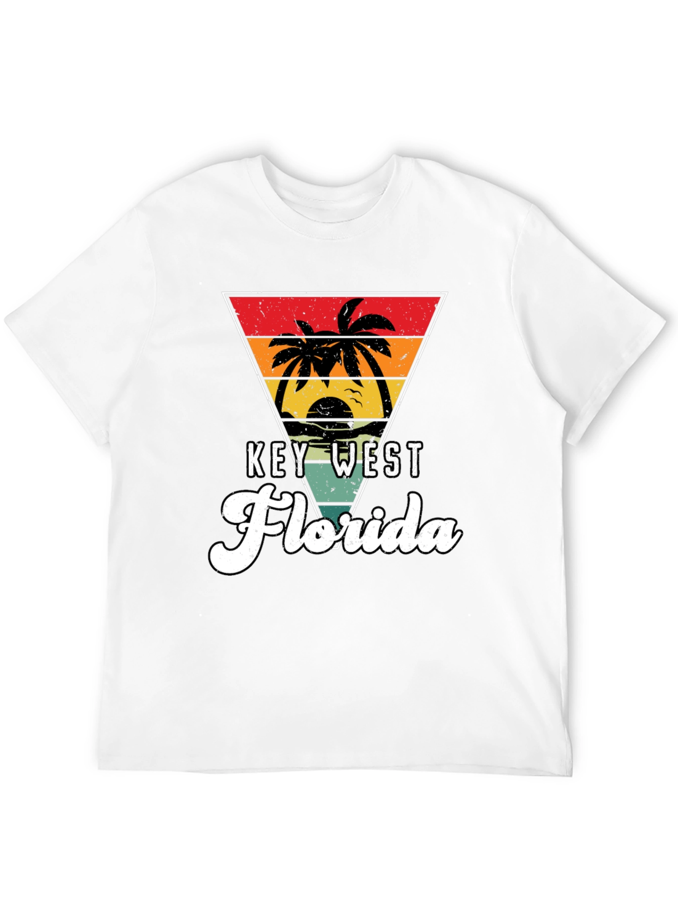 Key West Florida Retro Graphic T-Shirt