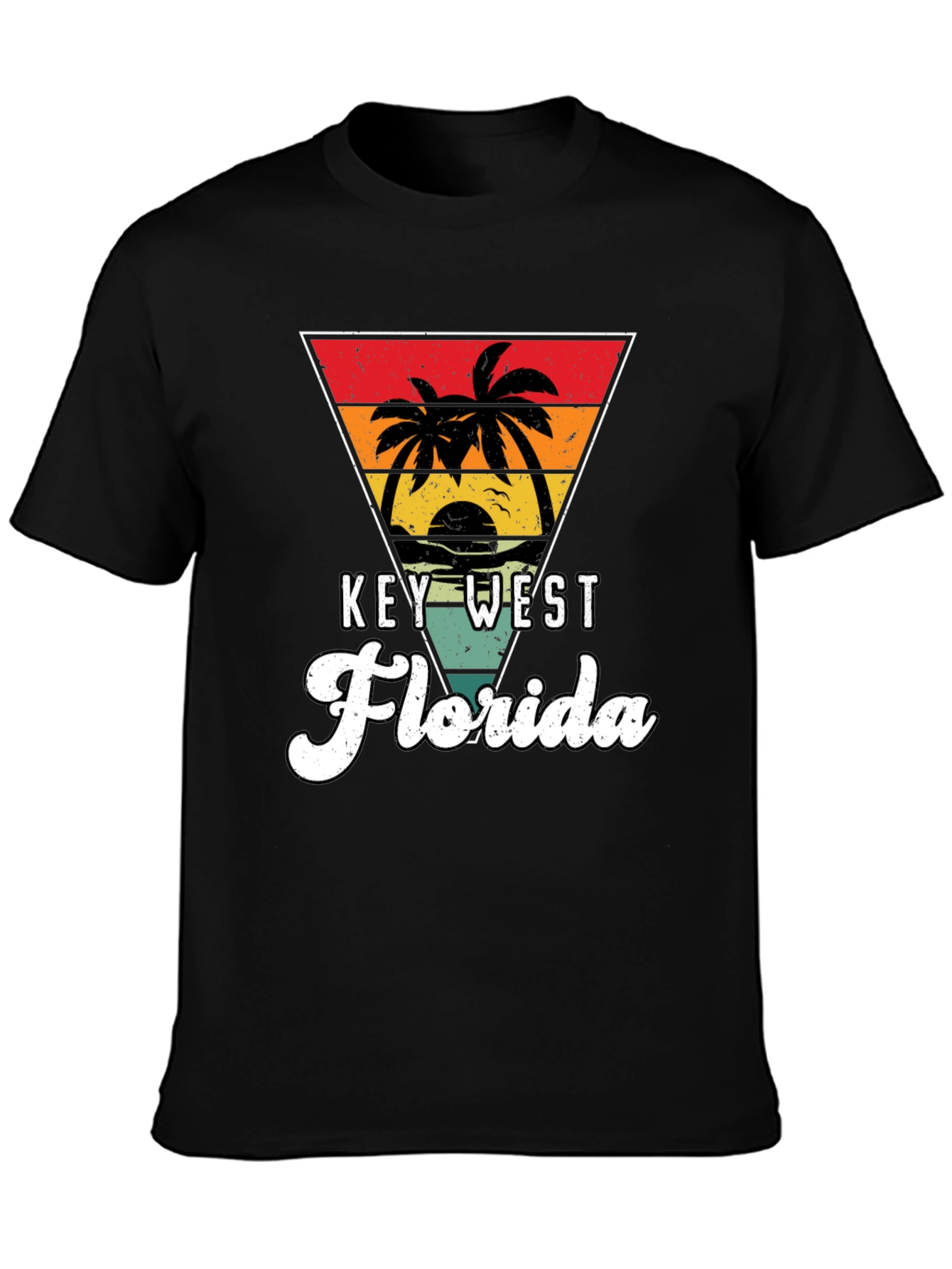 Key West Florida Retro Graphic T-Shirt