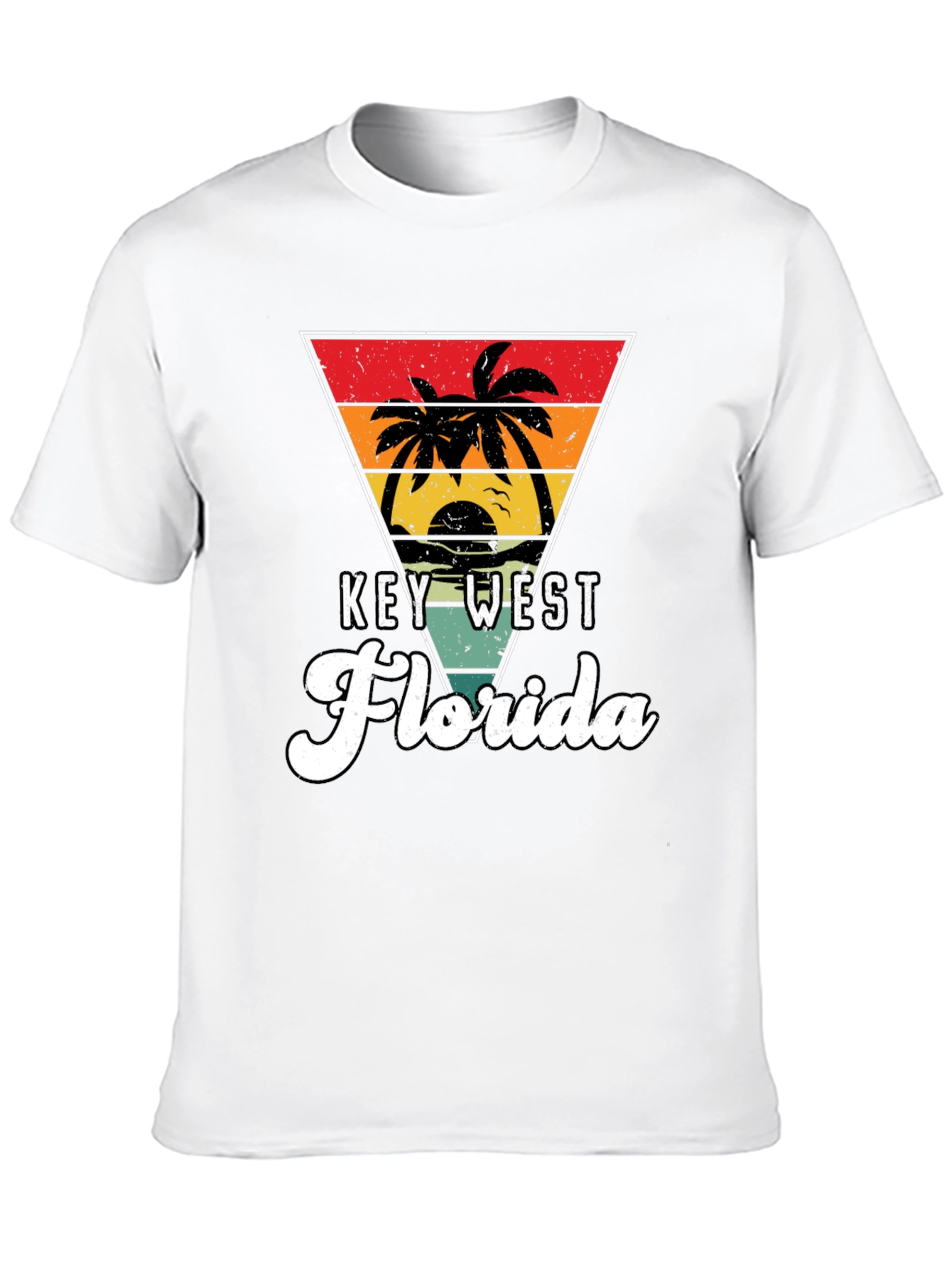 Key West Florida Retro Graphic T-Shirt