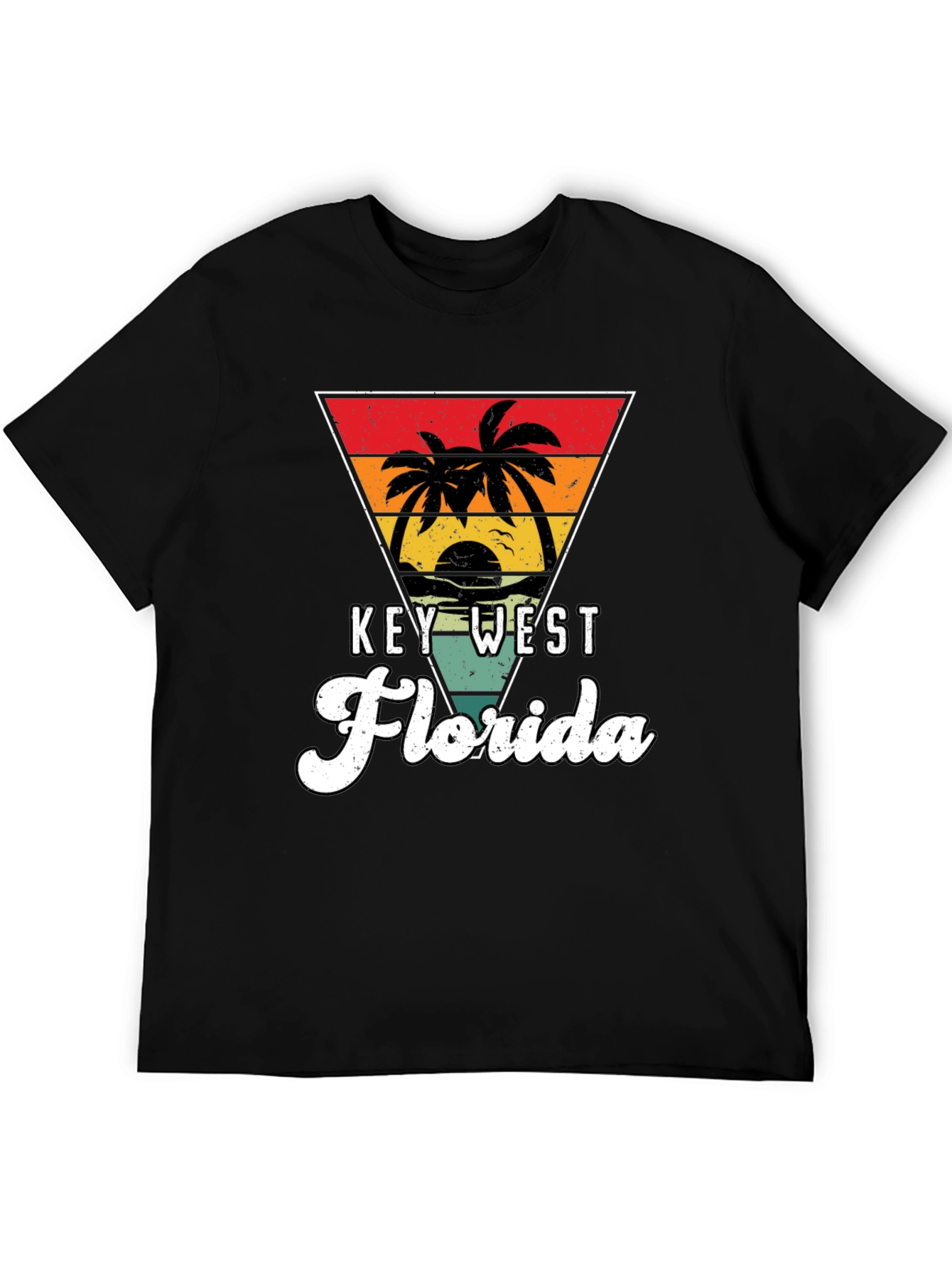 Key West Florida Retro Graphic T-Shirt