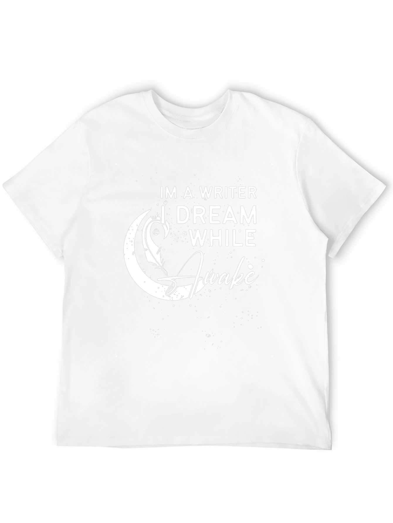 Writer Dreamer Graphic Tee - Black Cotton T-Shirt
