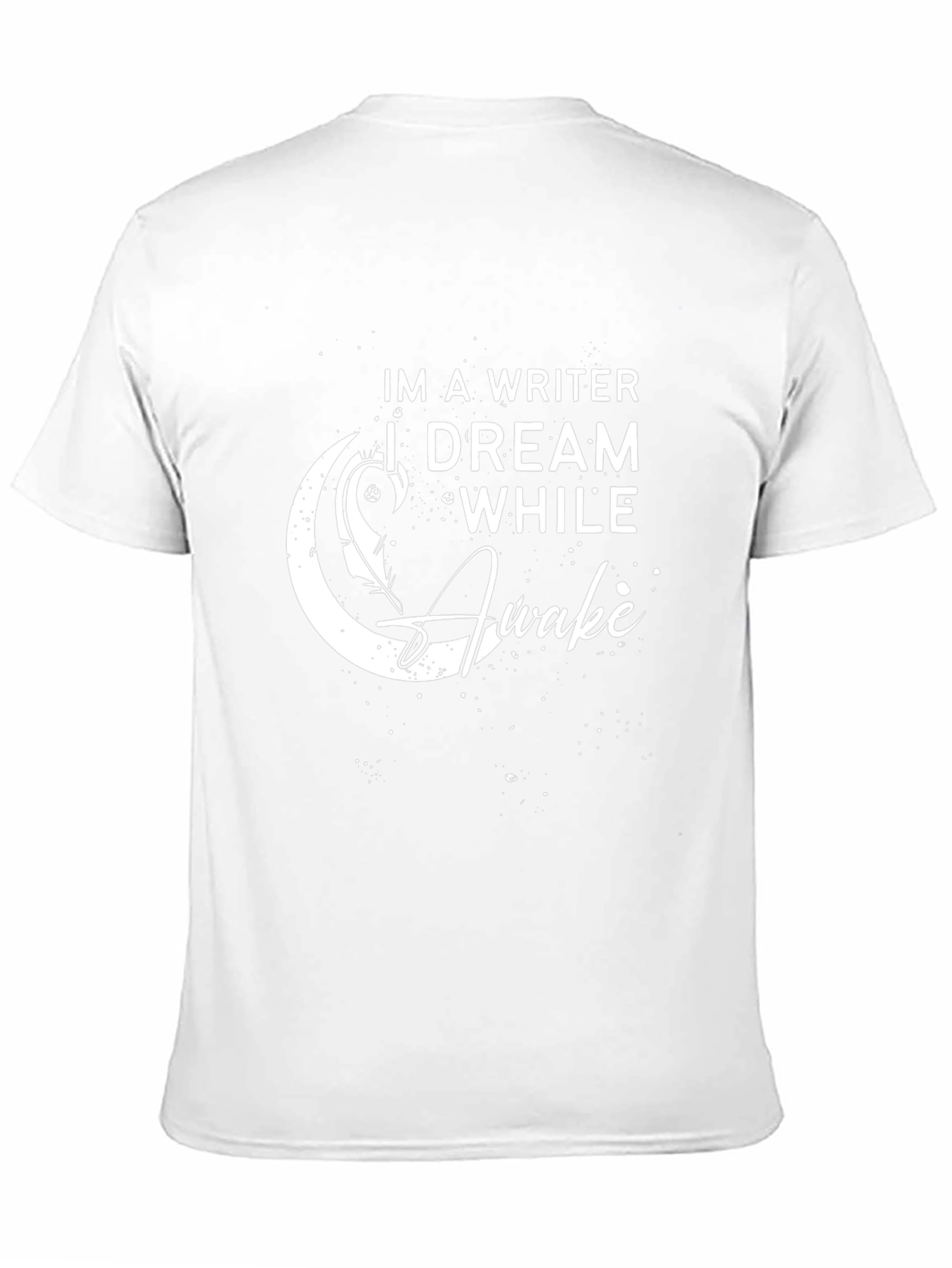 Writer Dreamer Graphic Tee - Black Cotton T-Shirt