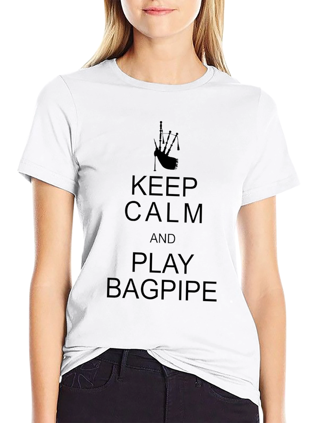 Keep Calm and Play Bagpipe T-Shirt