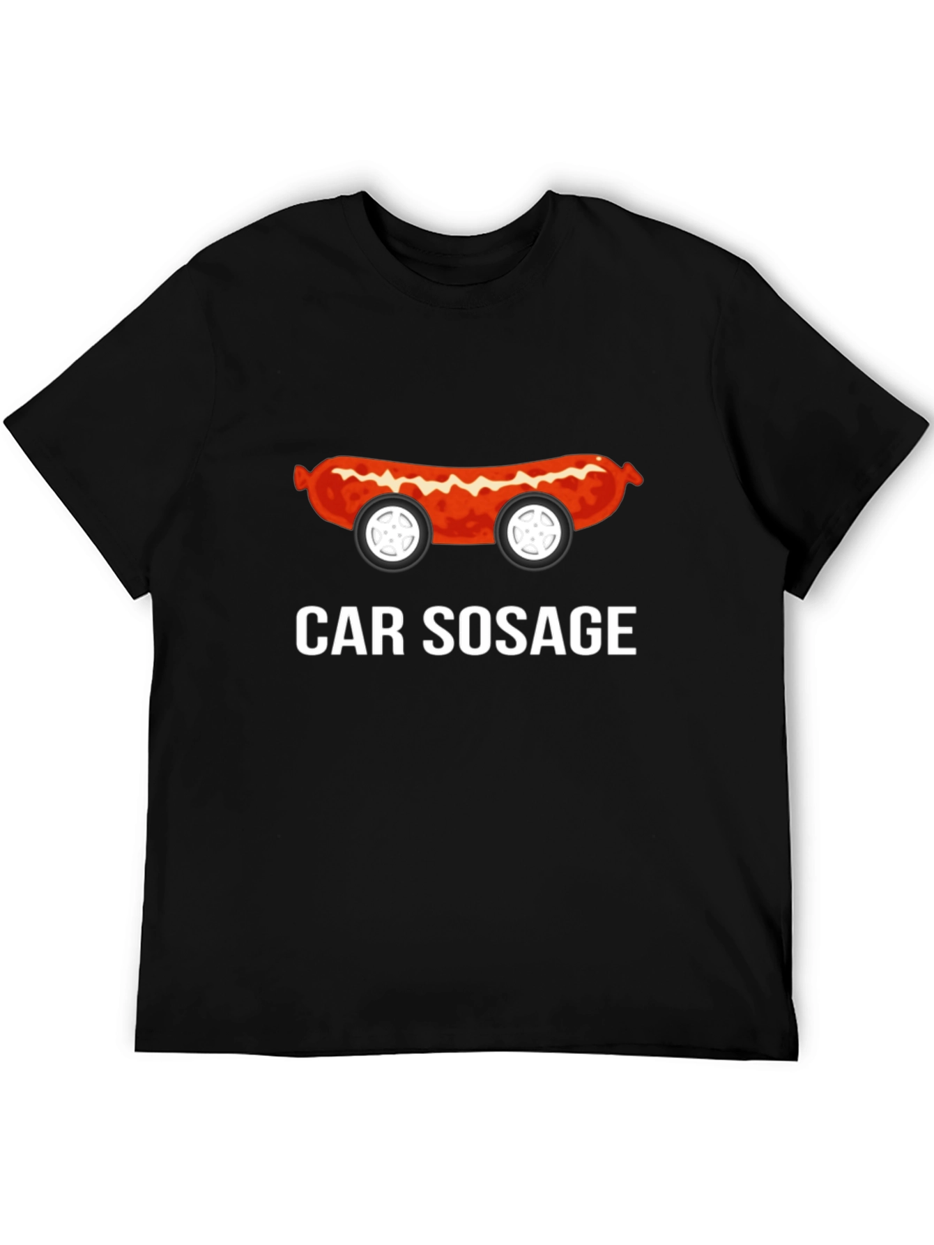 Car Sosage Funny Novelty Graphic T-Shirt