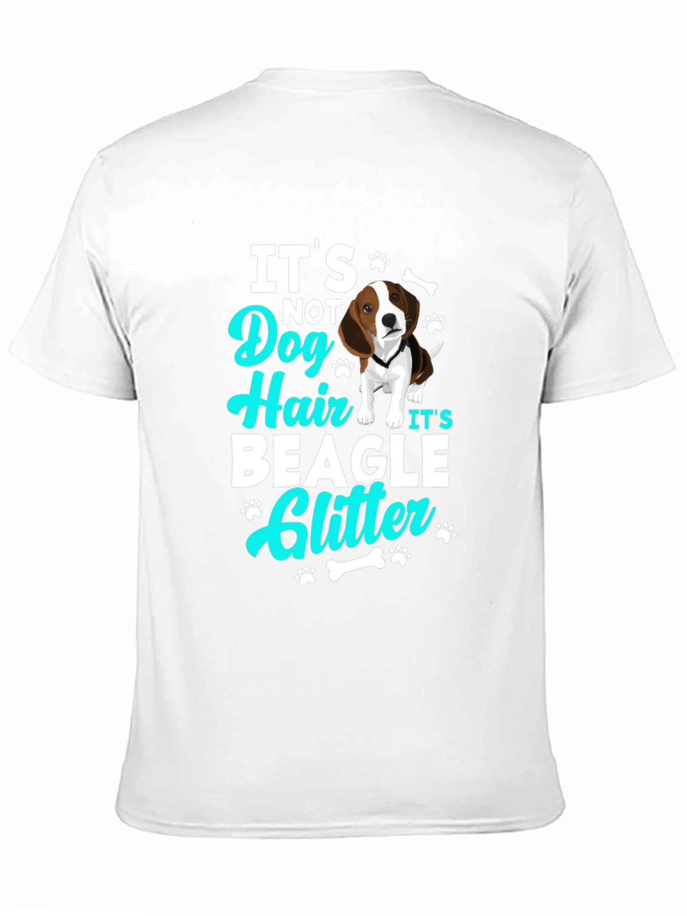 Its Not Dog Hair Its Beagle Glitter T-Shirt