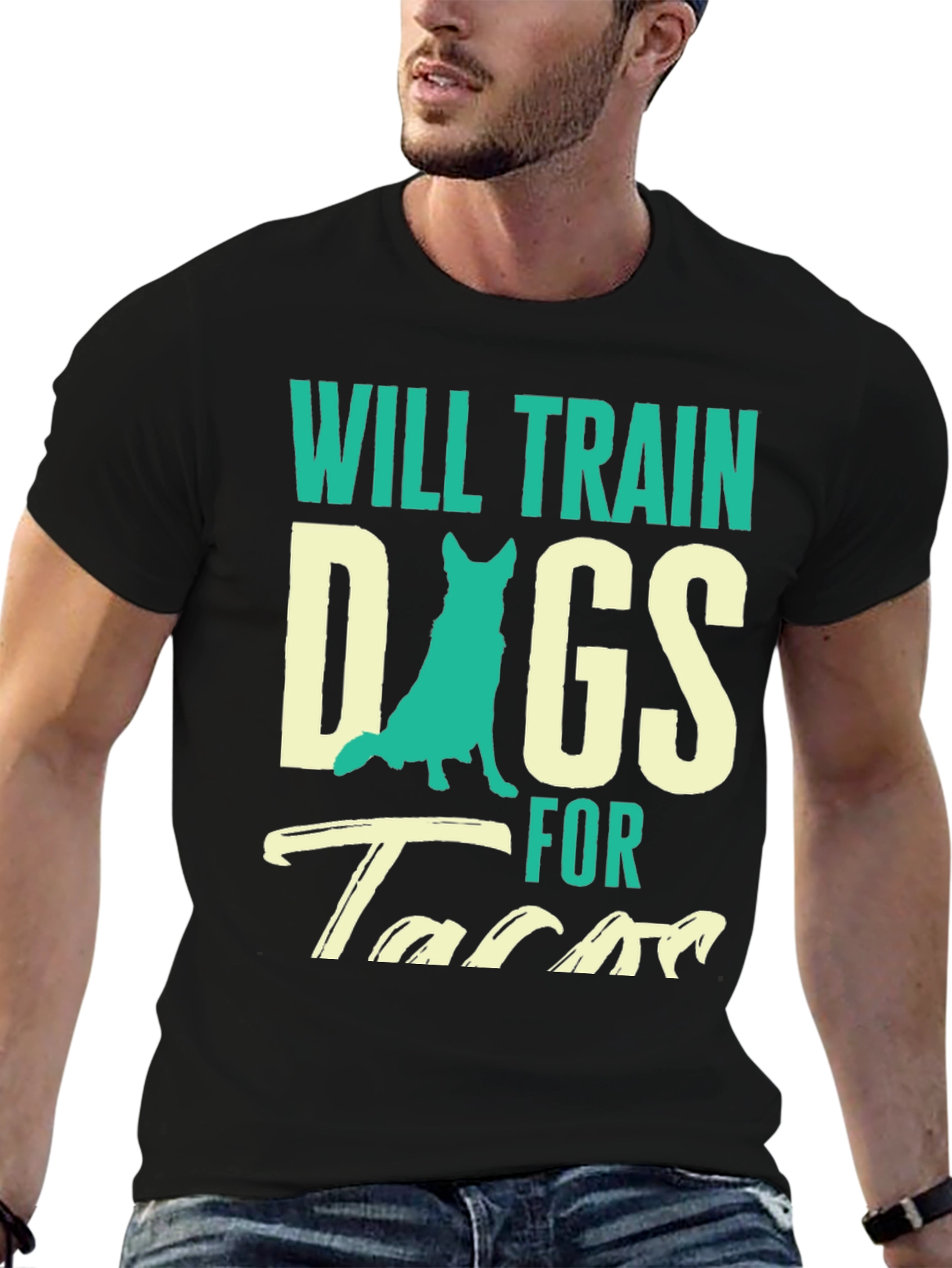 Will Train Dogs for Tacos Graphic Tee