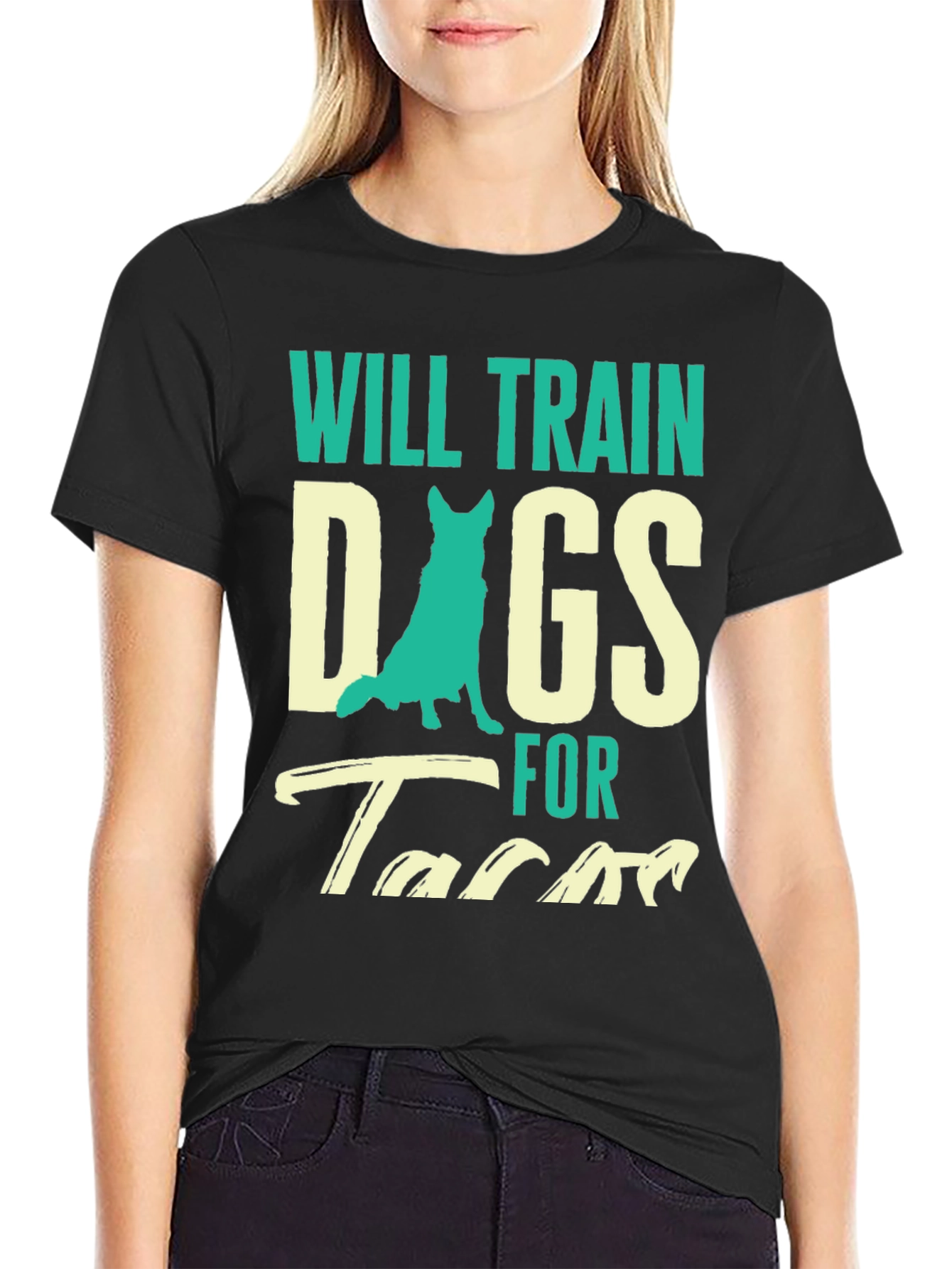 Will Train Dogs for Tacos Graphic Tee
