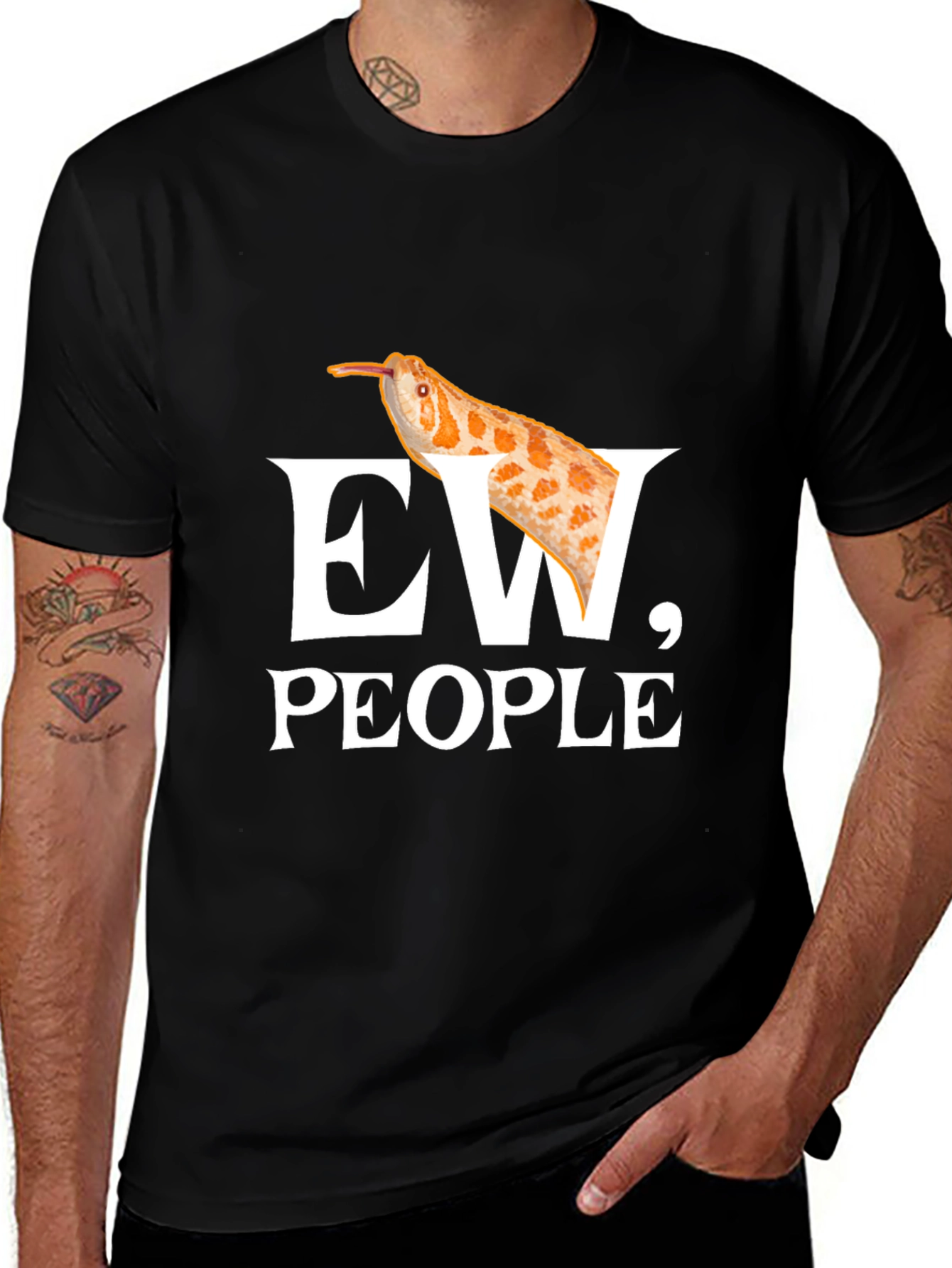 Ew People Snake Graphic T-Shirt