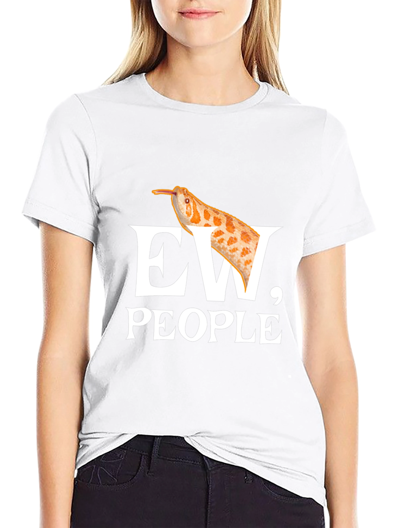 Ew People Snake Graphic T-Shirt