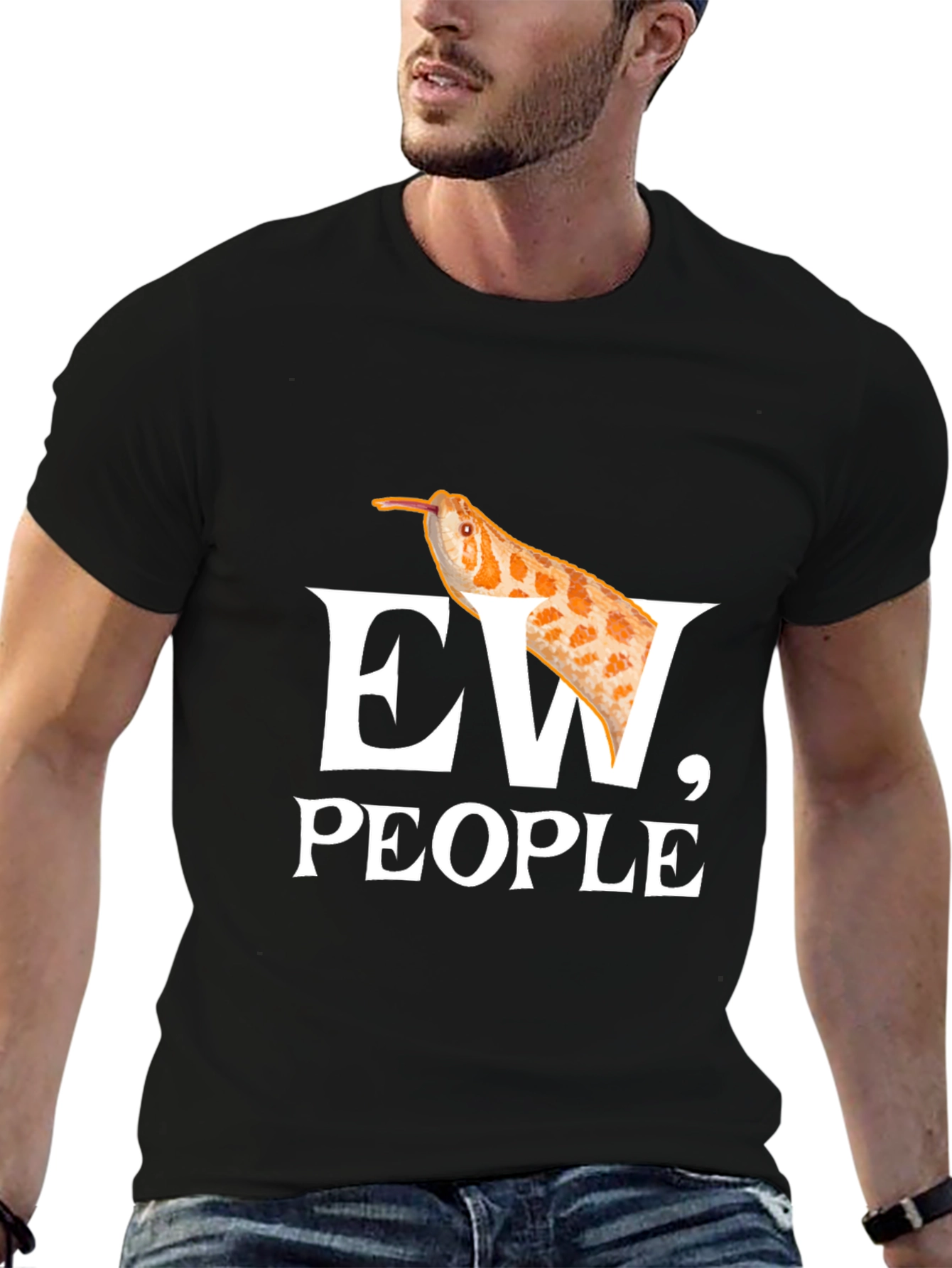 Ew People Snake Graphic T-Shirt