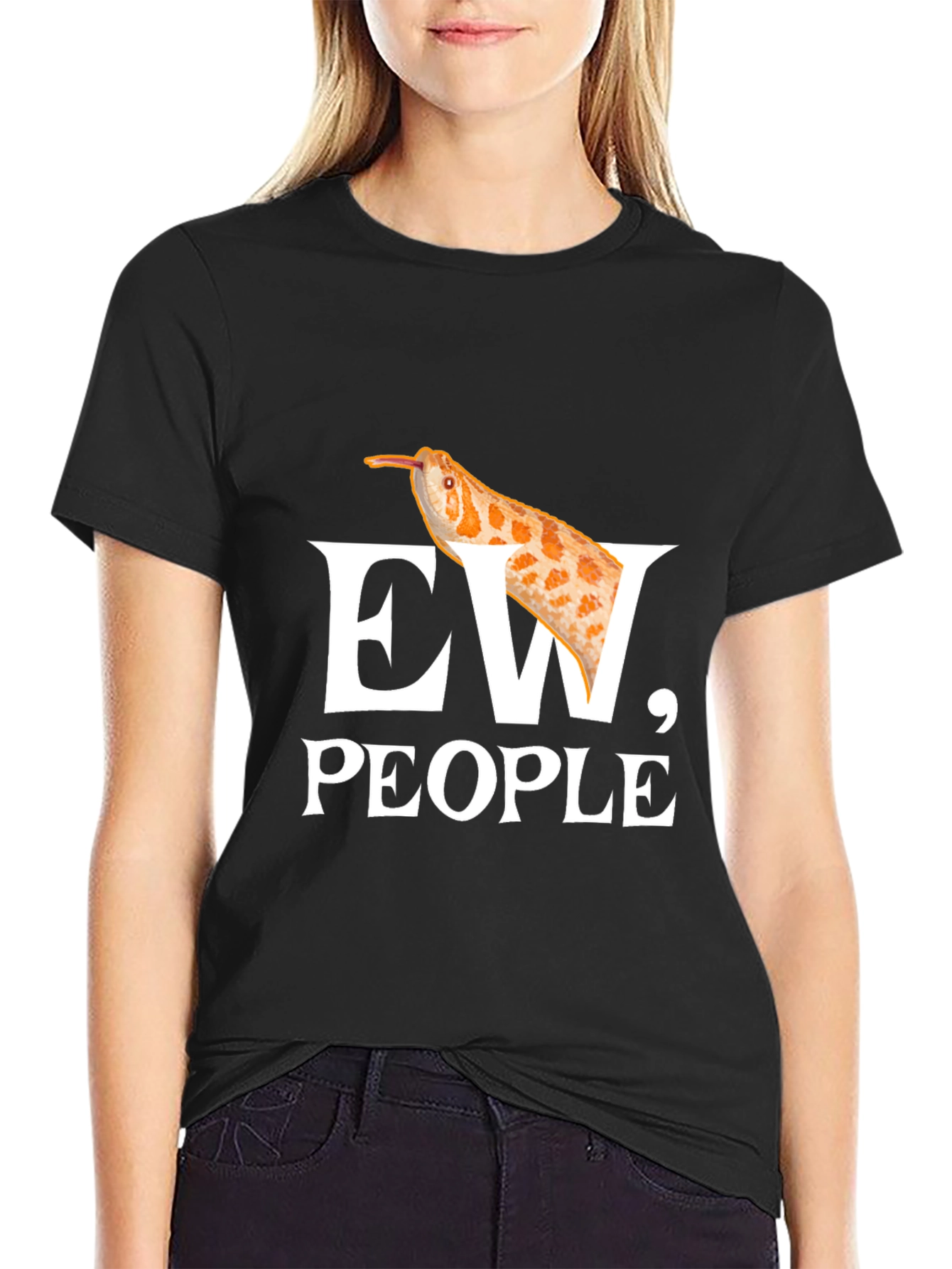 Ew People Snake Graphic T-Shirt
