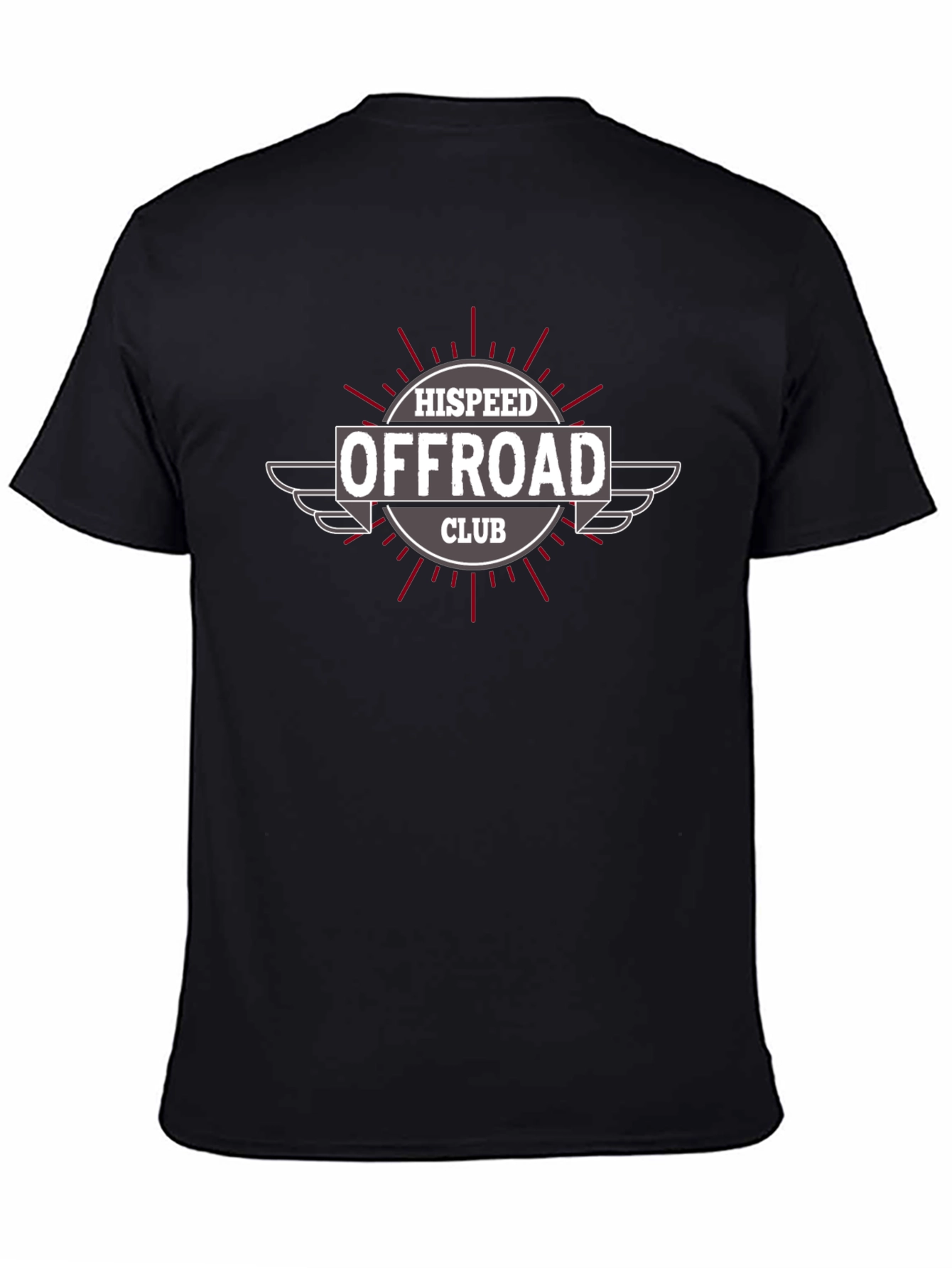 HiSpeed Offroad Club Black Graphic Tee