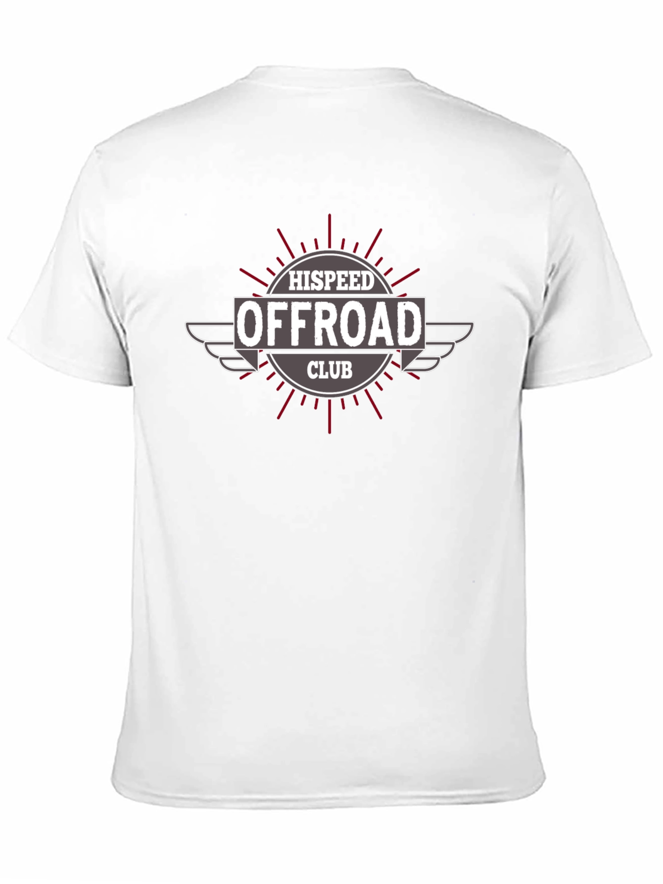 HiSpeed Offroad Club Black Graphic Tee