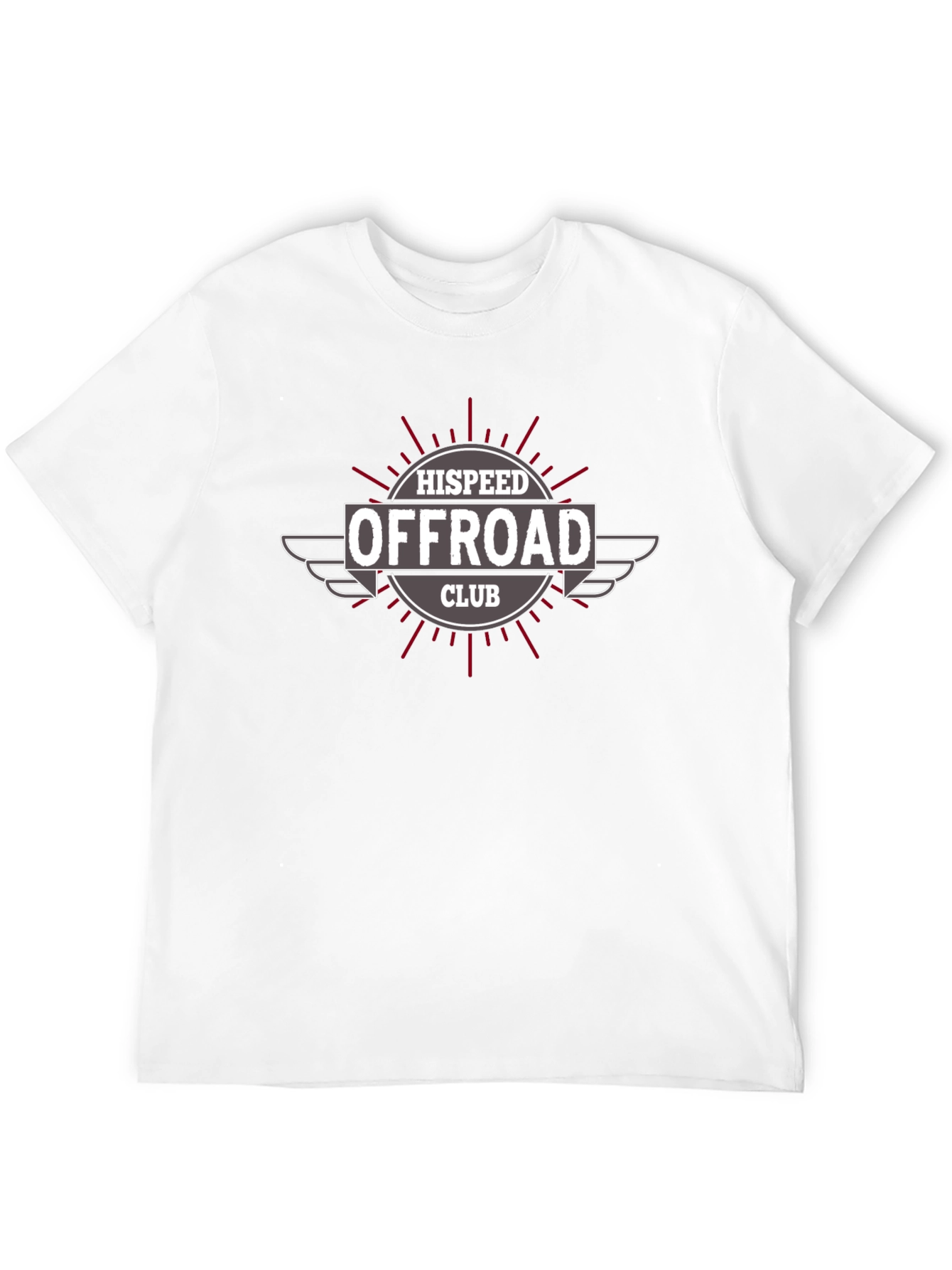 HiSpeed Offroad Club Black Graphic Tee