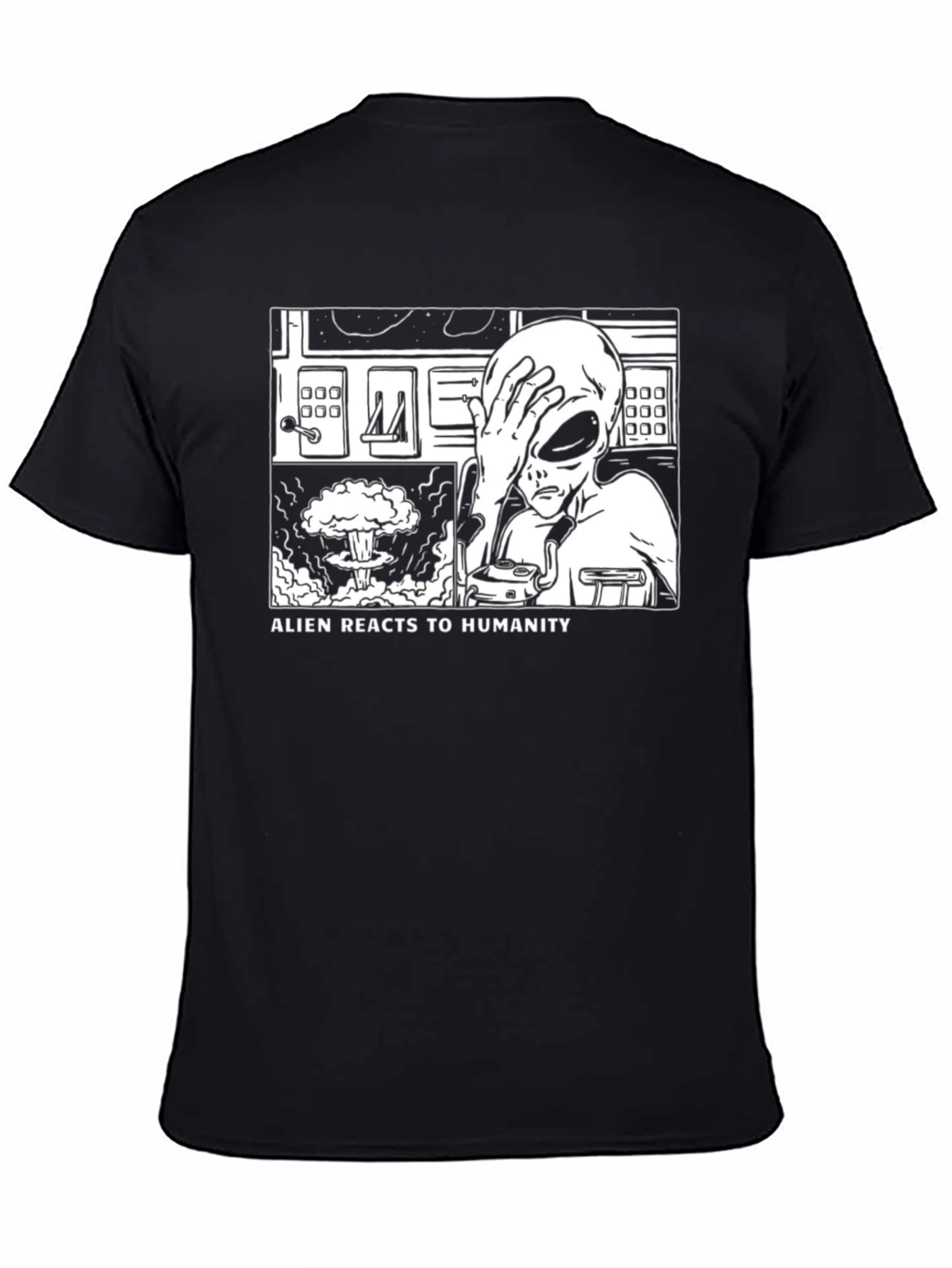 Alien Reacts to Humanity T-Shirt