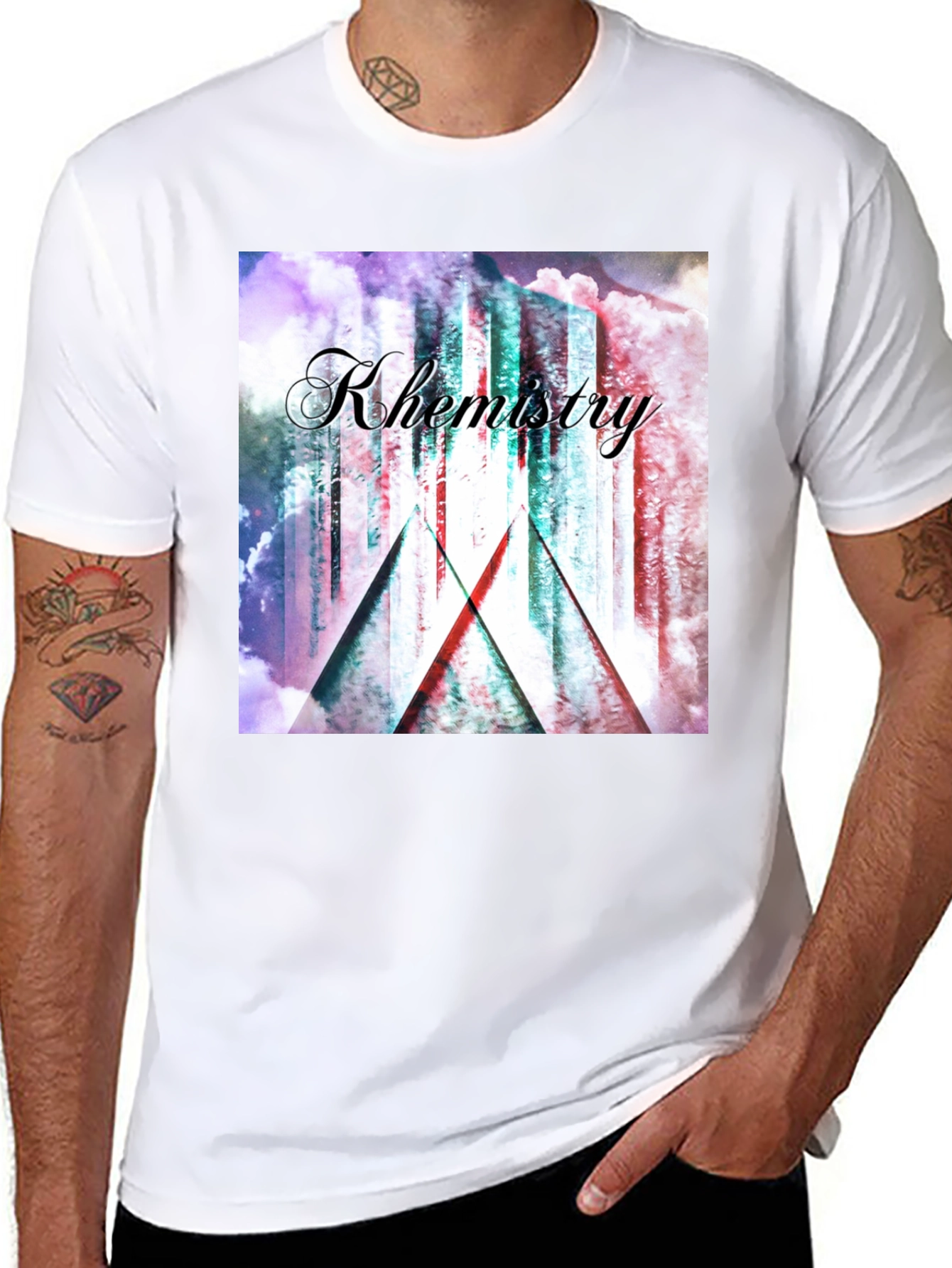 Abstract Khemistry Graphic Tee - Modern Design