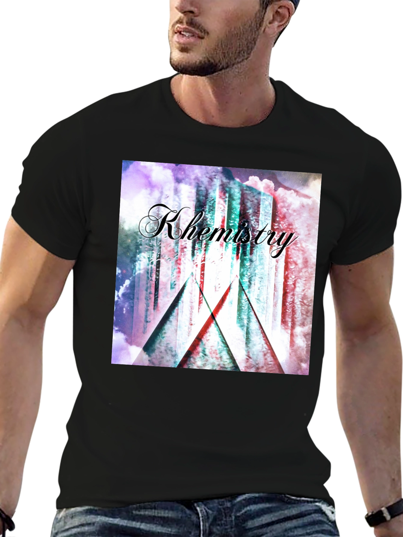 Abstract Khemistry Graphic Tee - Modern Design