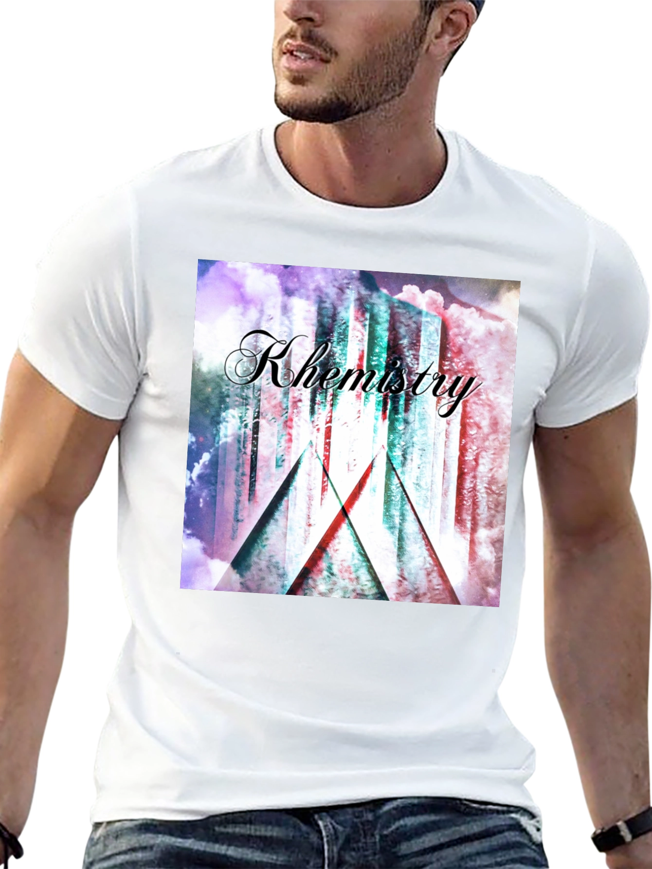 Abstract Khemistry Graphic Tee - Modern Design
