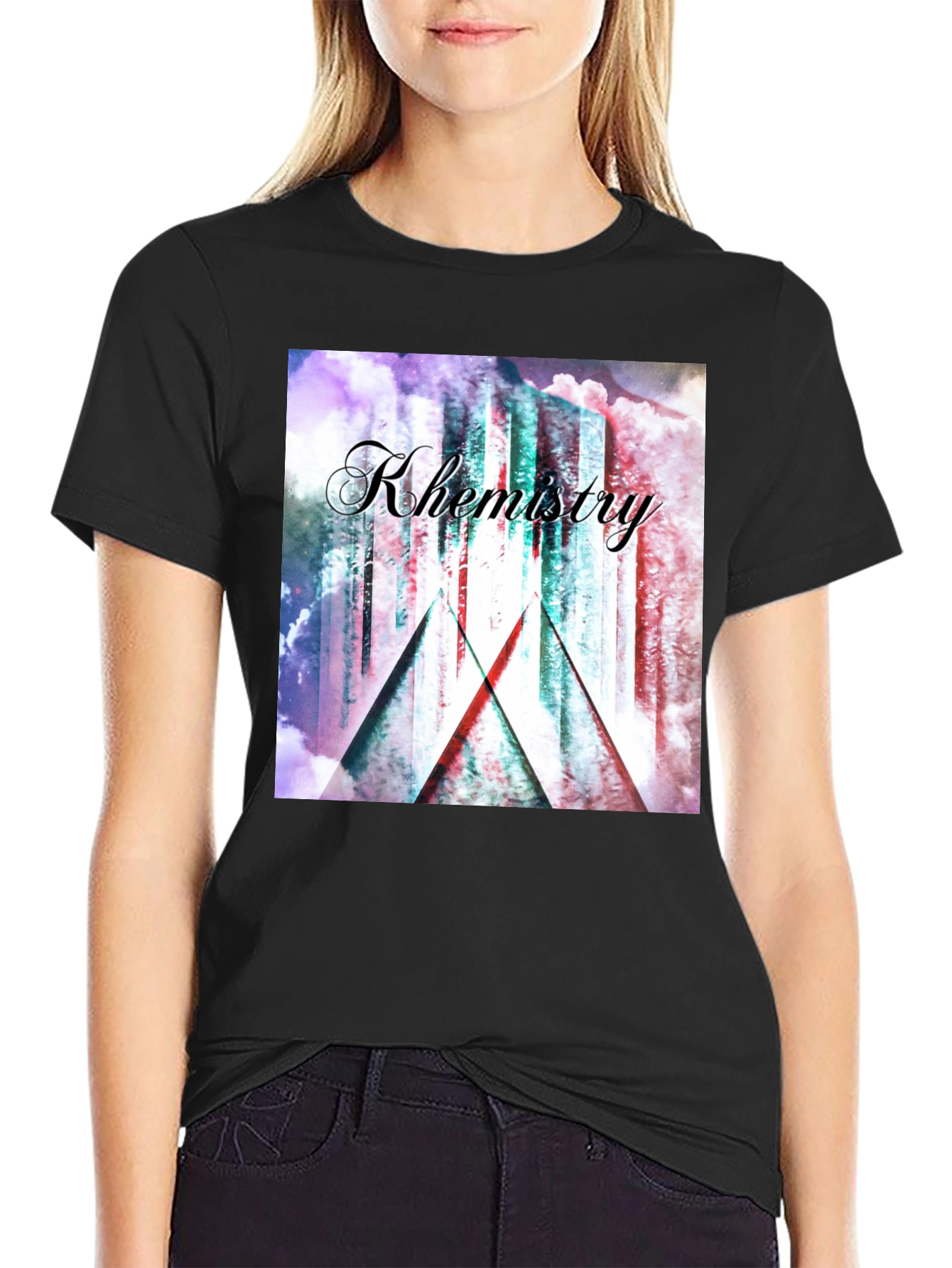 Abstract Khemistry Graphic Tee - Modern Design