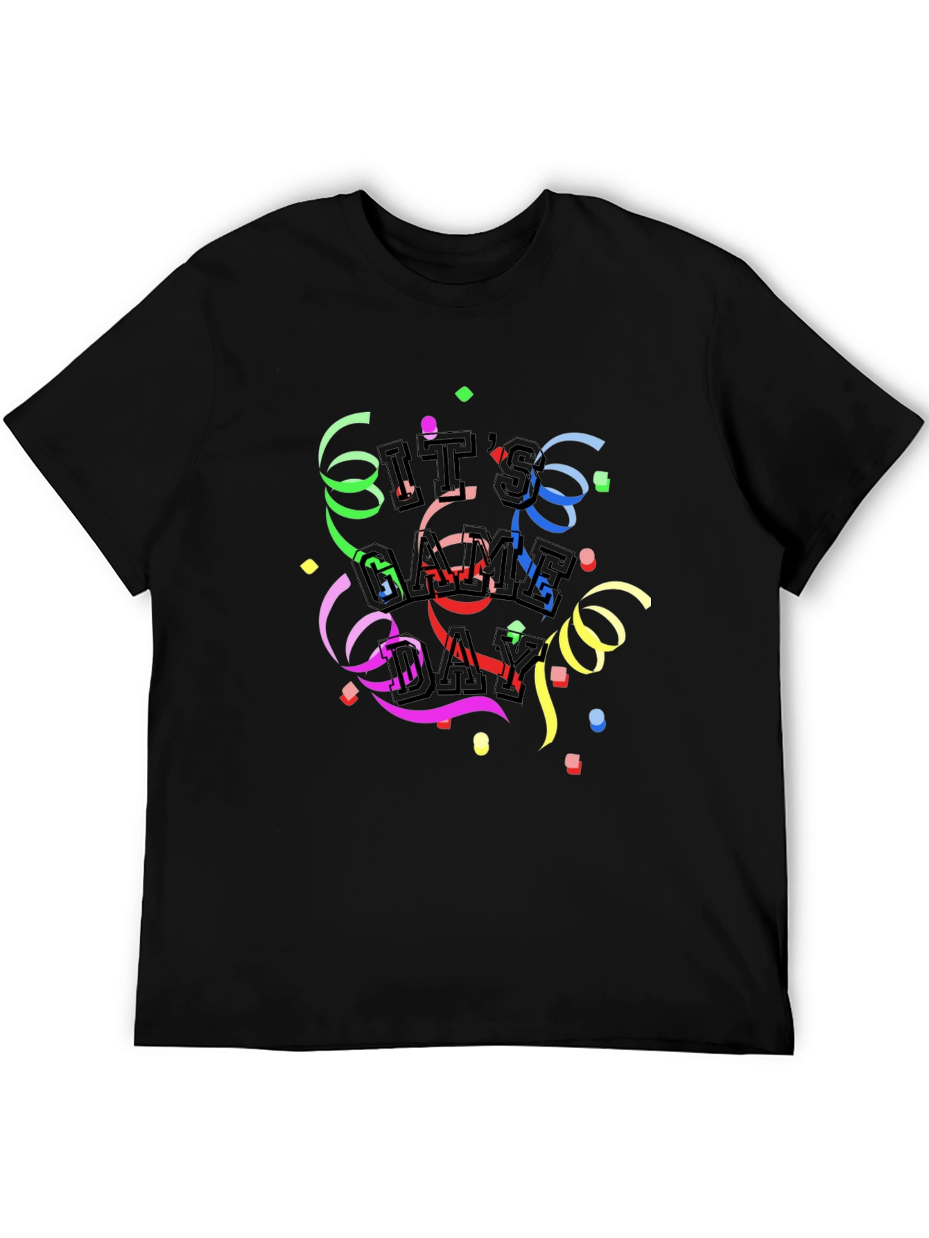 Its Game Day Black T-Shirt