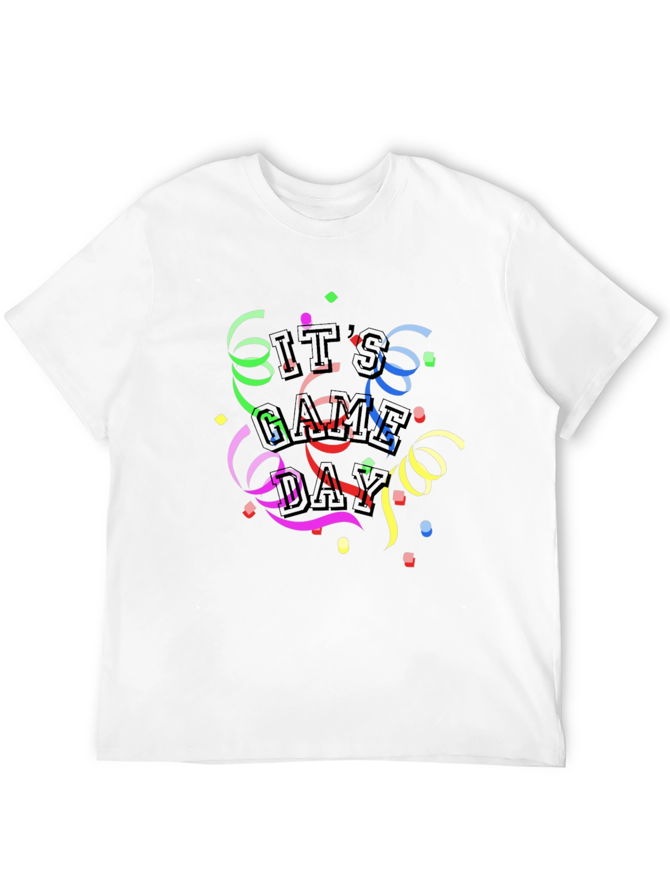 Its Game Day Black T-Shirt