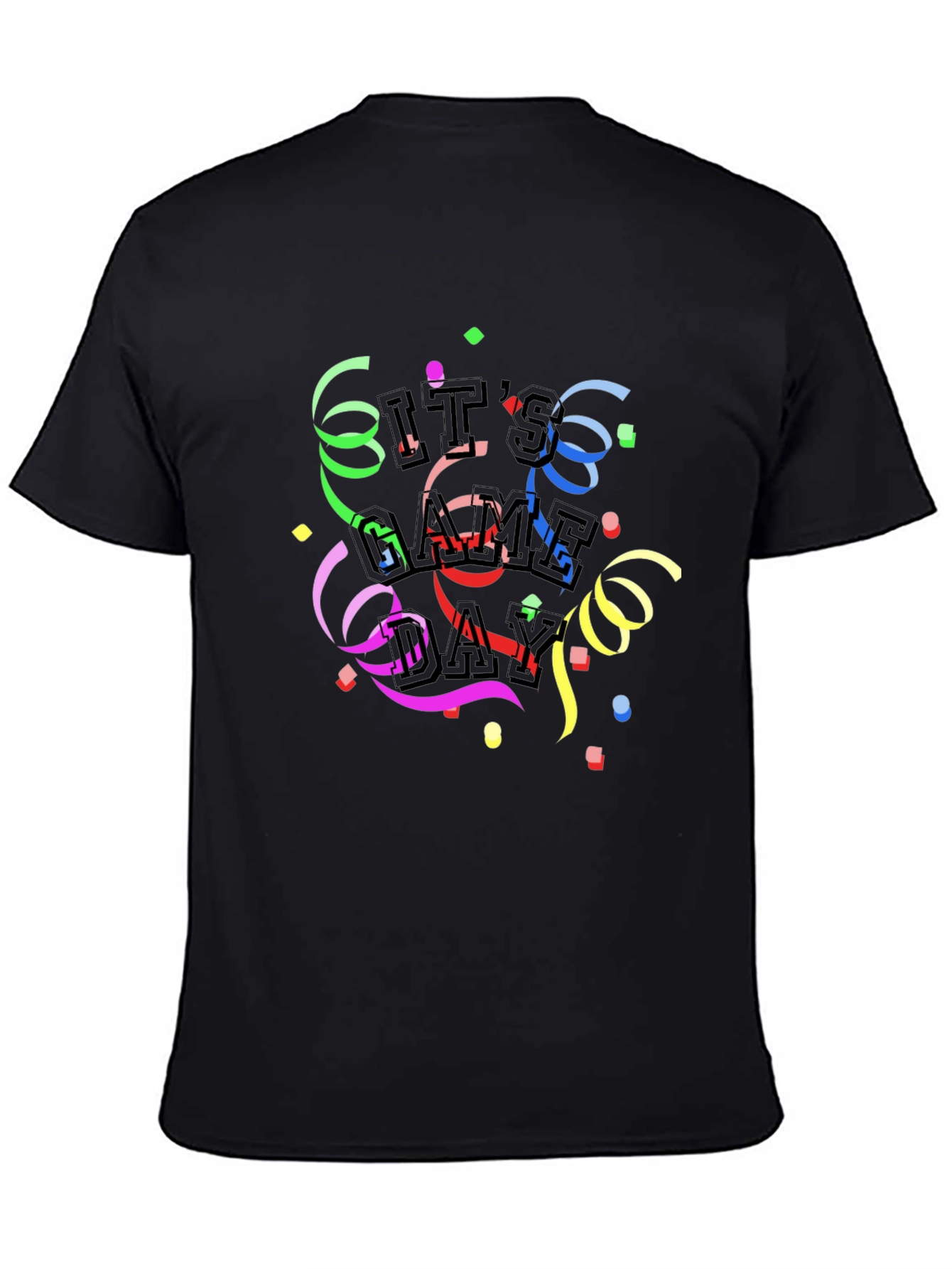 Its Game Day Black T-Shirt
